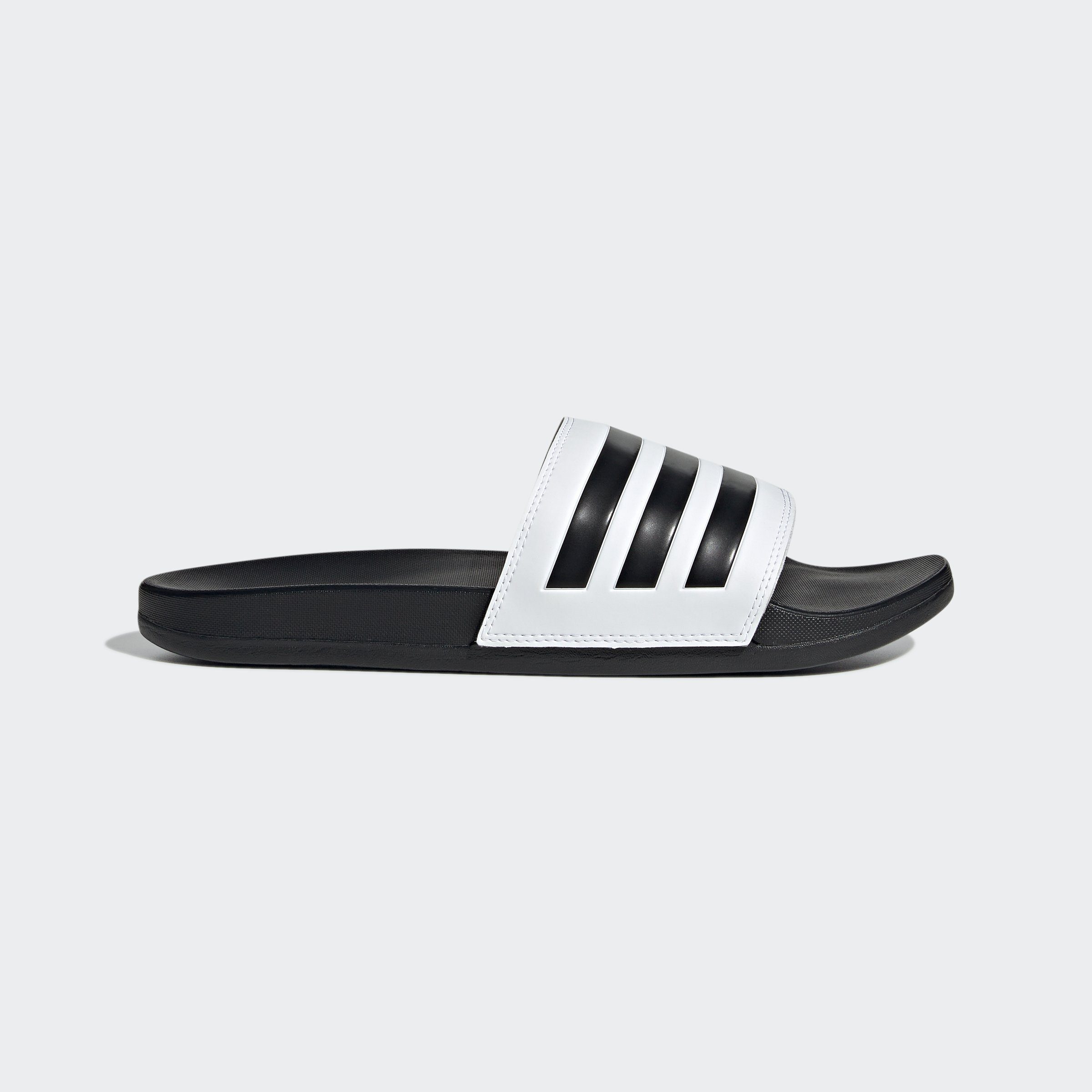 Badesandale Sportswear / White Core Black Cloud Black / adidas Core