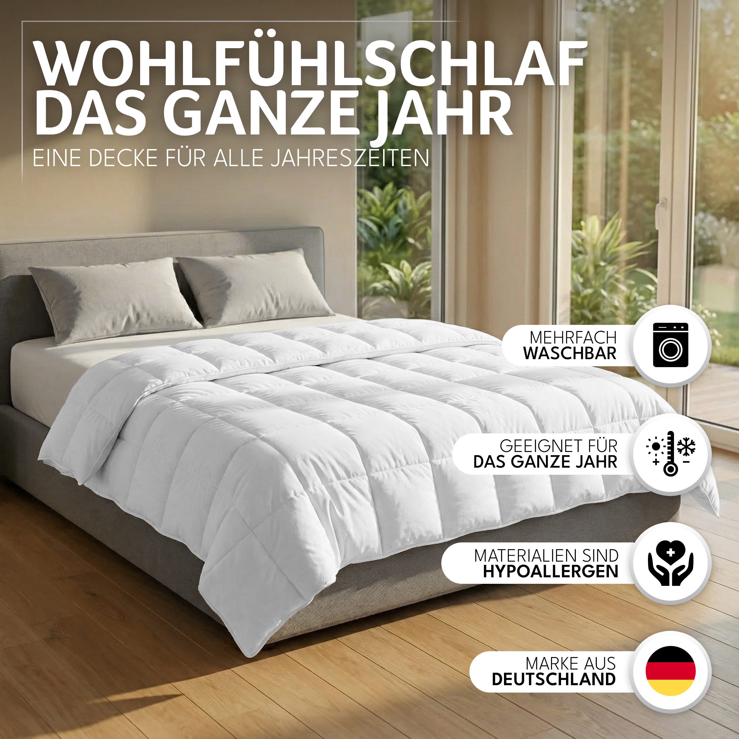 Gentle North Microfaserbettdecke 4 Jahreszeiten - Winter - Ganzjahresdecken