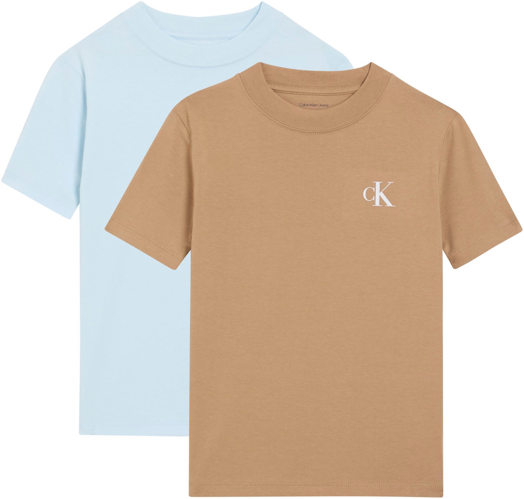 Calvin Klein Jeans T-Shirt 2-PACK MONOGRAM TOP (2-tlg) Regular fit für Kinder, 2er-Set