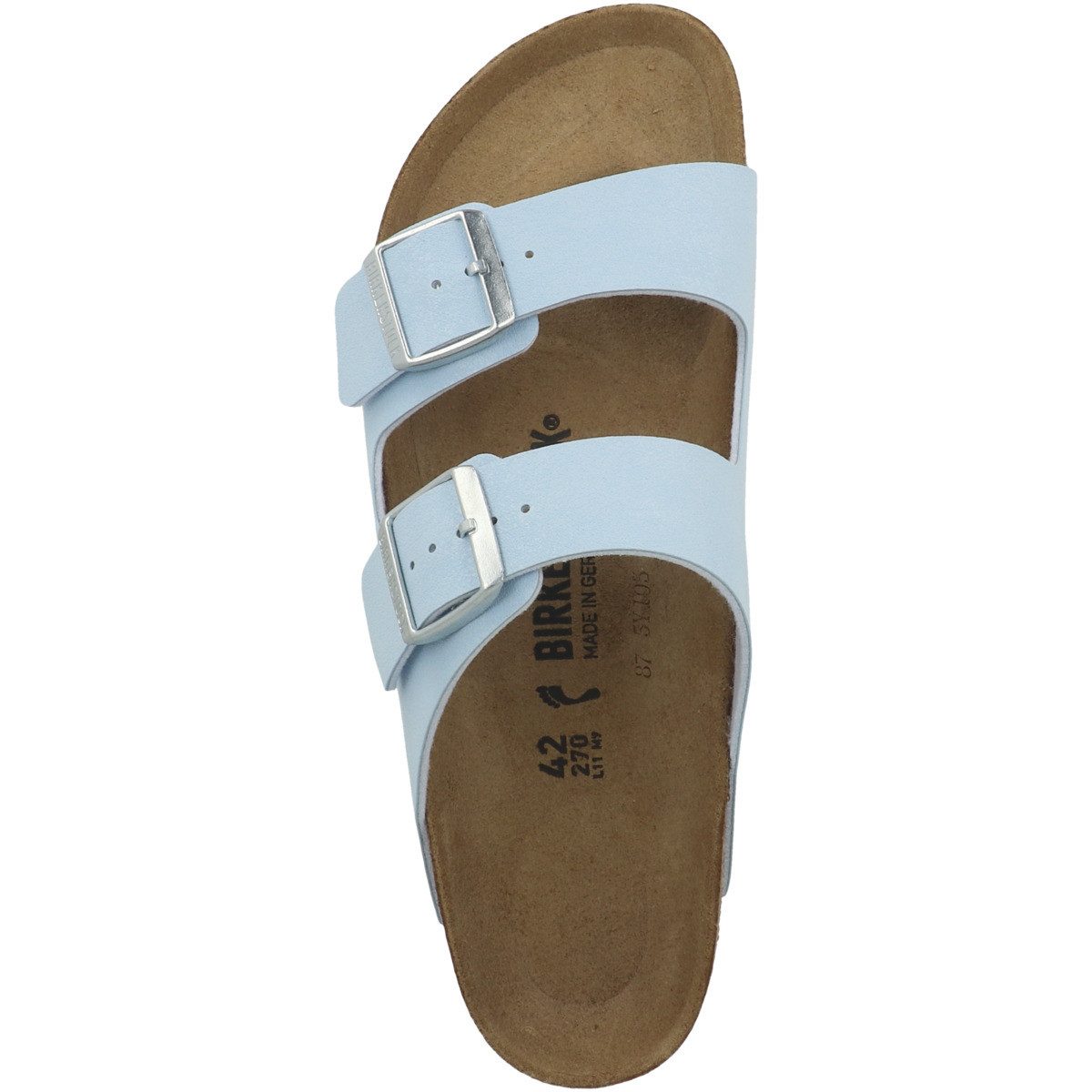 Birkenstock Arizona Birko-Flor Nubuk schmal Unisex Erwachsene Sandale Sandaletten, Sommerschuhe, Badeschuhe, Riemchen, Schlappen