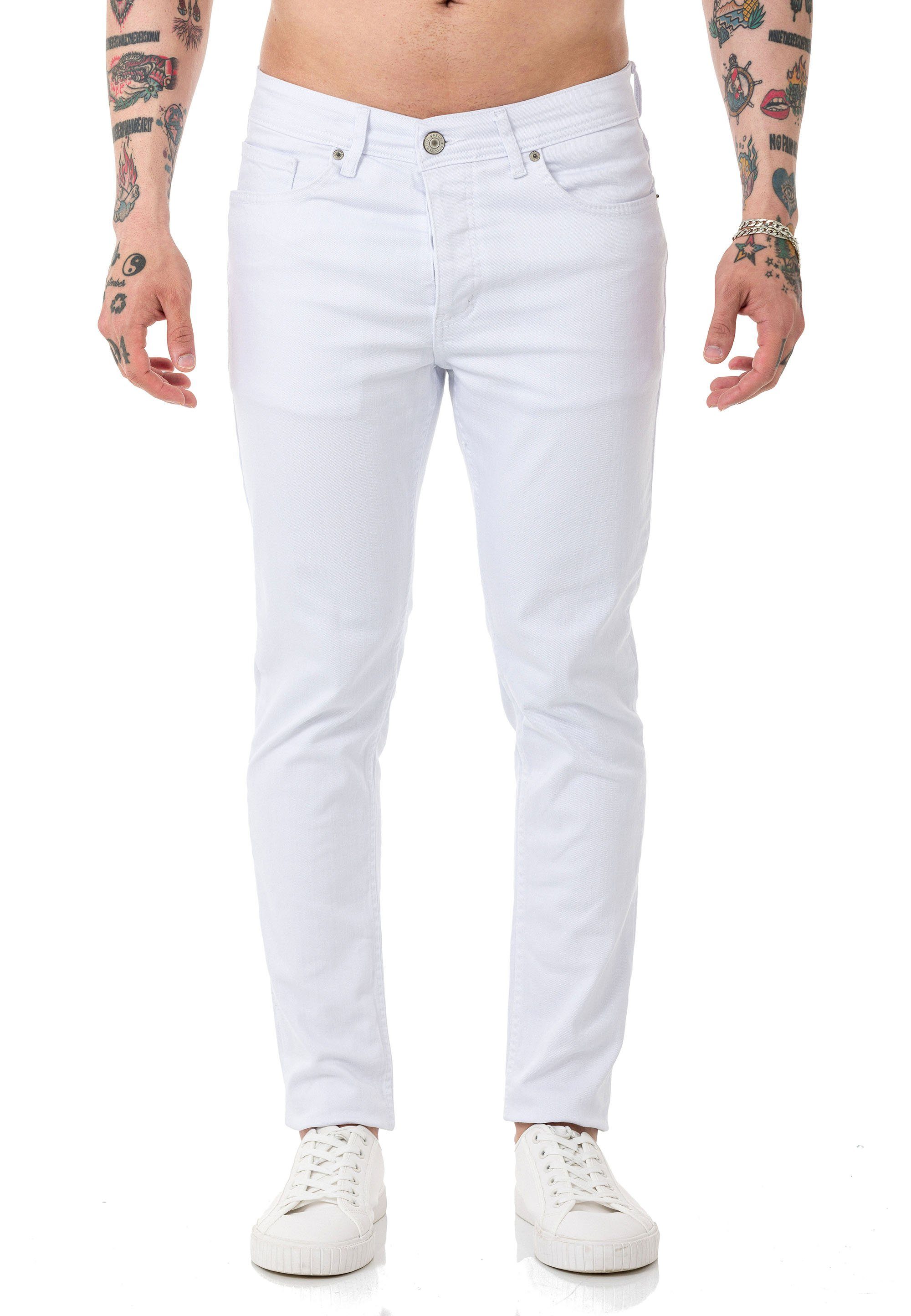 RedBridge Slim-fit-Jeans Jeans Hose Slim Fit Denim Pants Basic Vielseitig