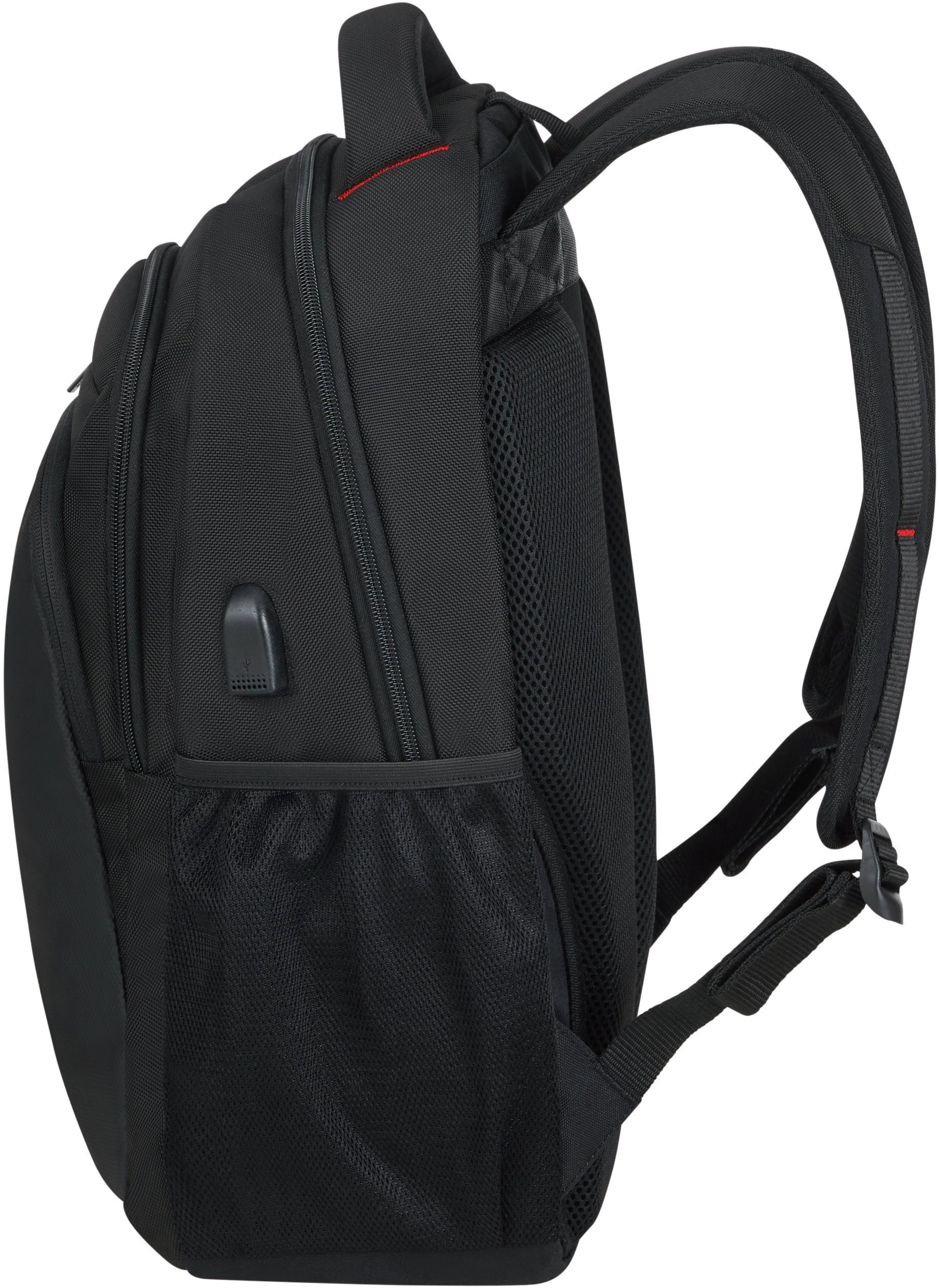 American Tourister® Laptoprucksack AT WORK, Freizeitrucksack Schulrucksack USB-Schleuse 15,6-Zoll Laptopfach