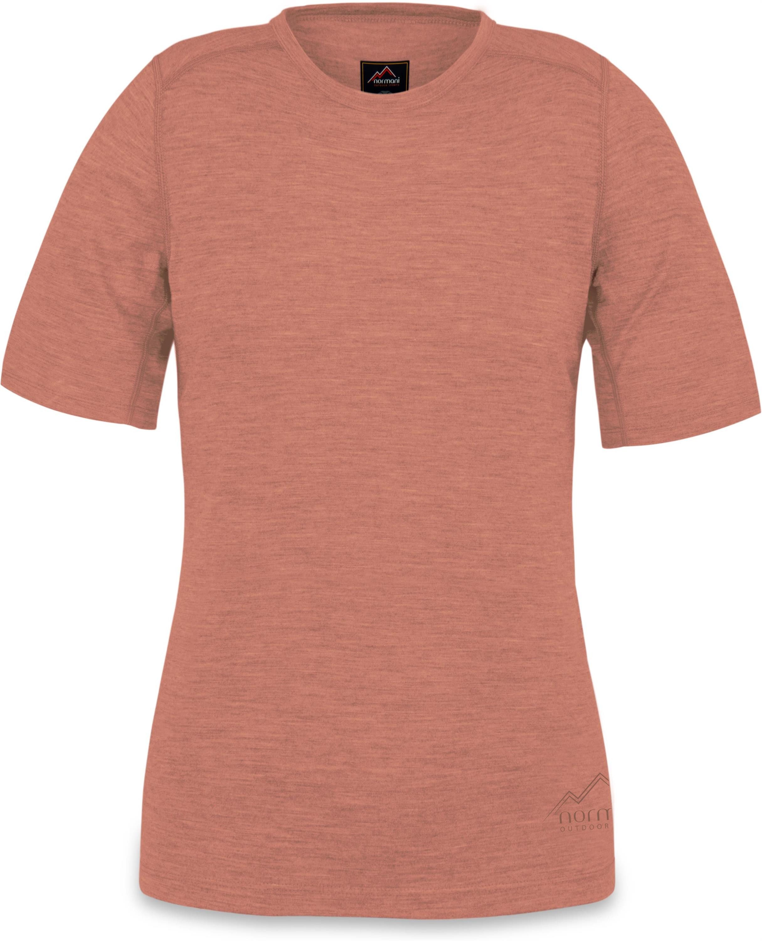 normani Thermounterhemd Damen Merino T-Shirt Cairns Kurzarm Merinounterhemd Funktionsshirt aus Merinowolle