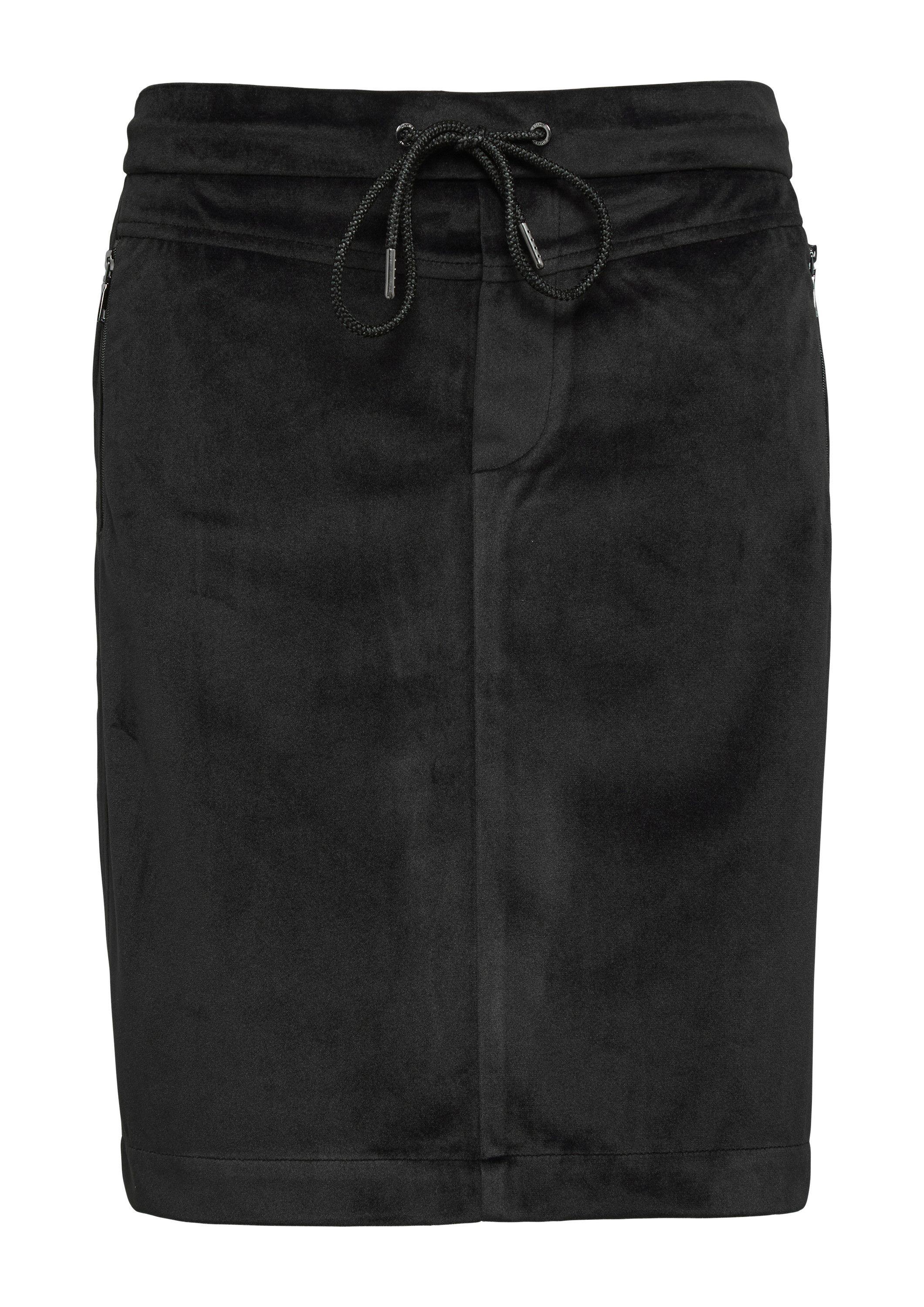 s.Oliver Minirock Rock Samt-Rock mit Elastikbund günstig online kaufen