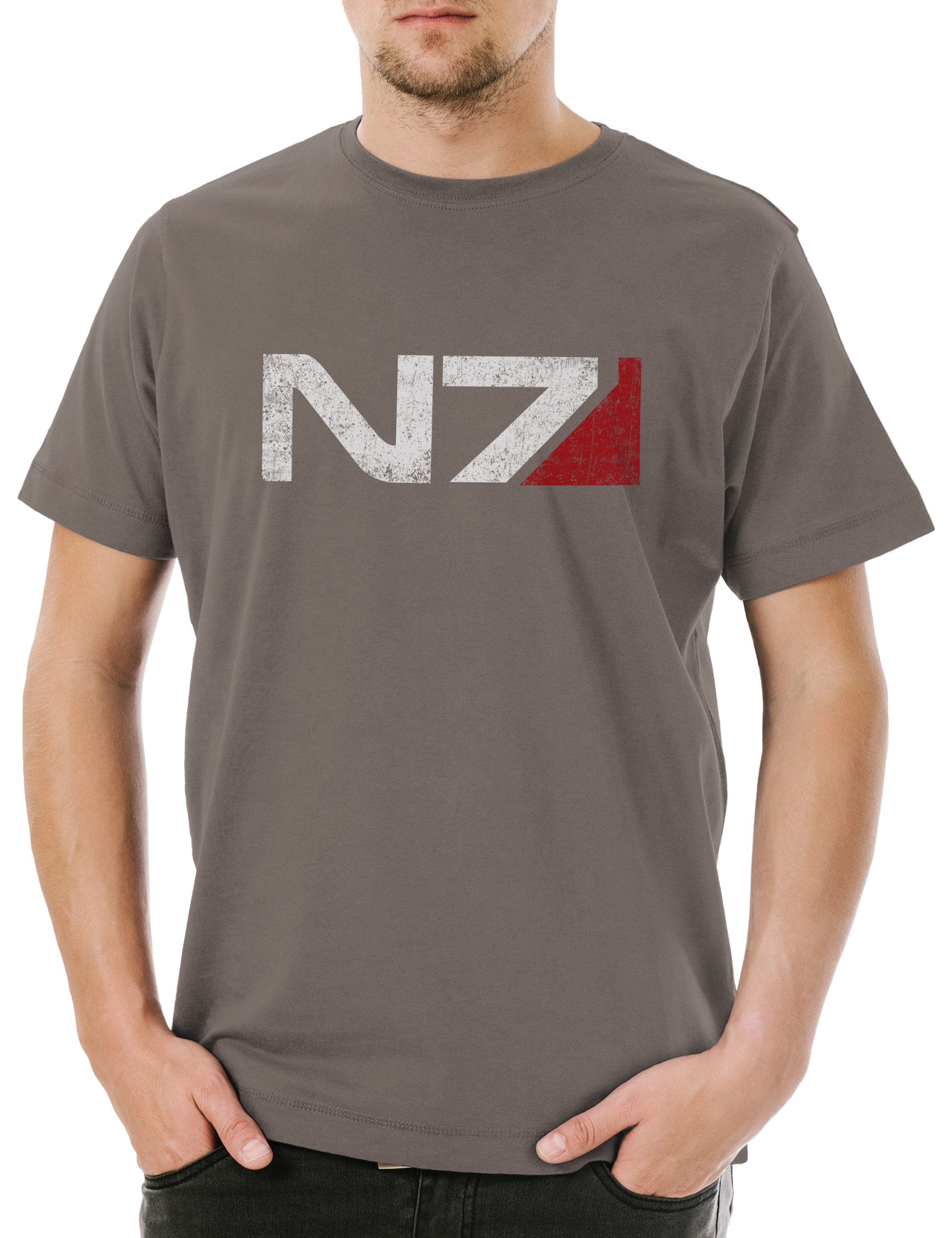 Urban Backwoods Print-Shirt Normandy Logo Herren günstig online kaufen