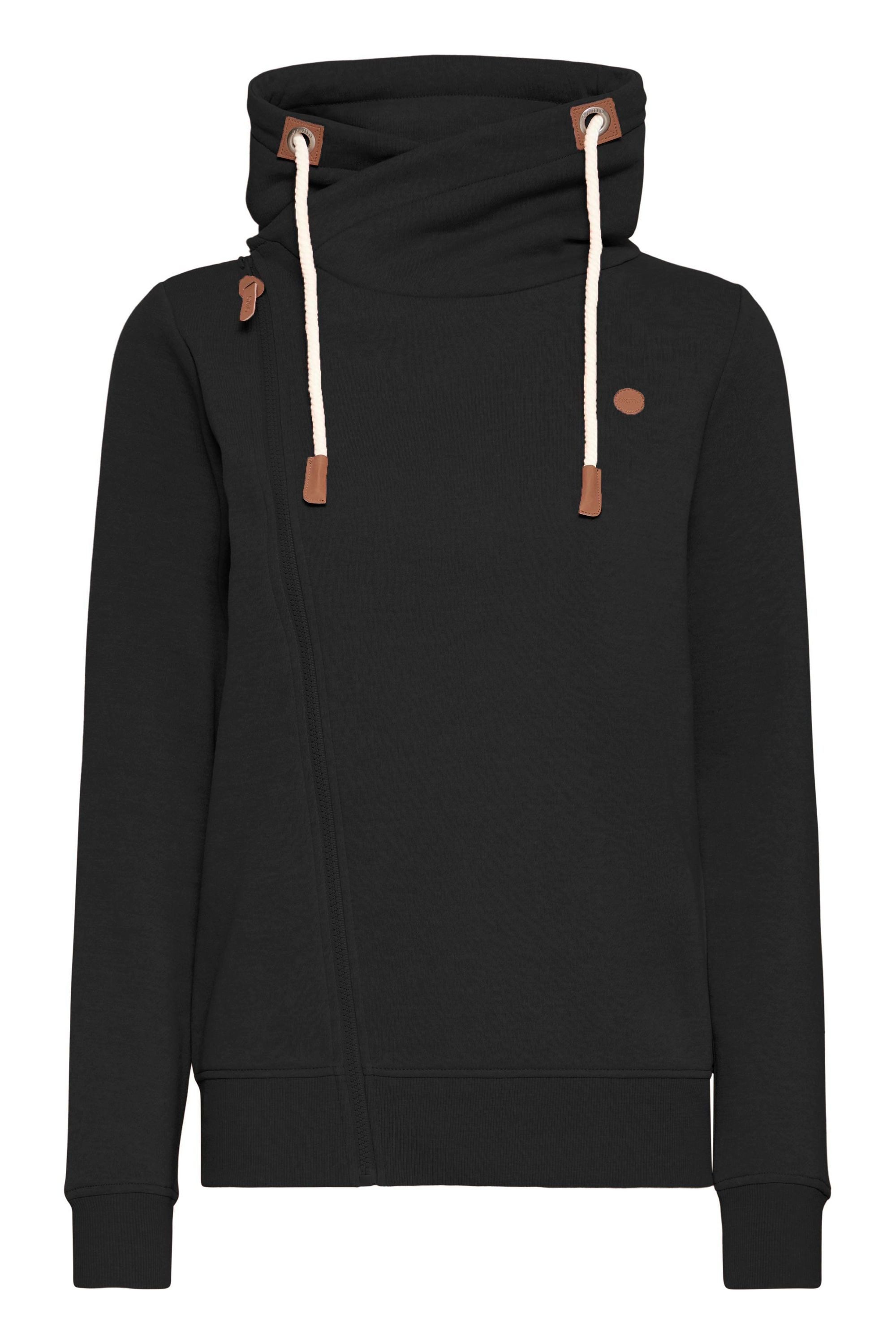 OXMO Sweatjacke OXMille Modische Sweatjacke mit Tube-Kragen und seitlichem günstig online kaufen