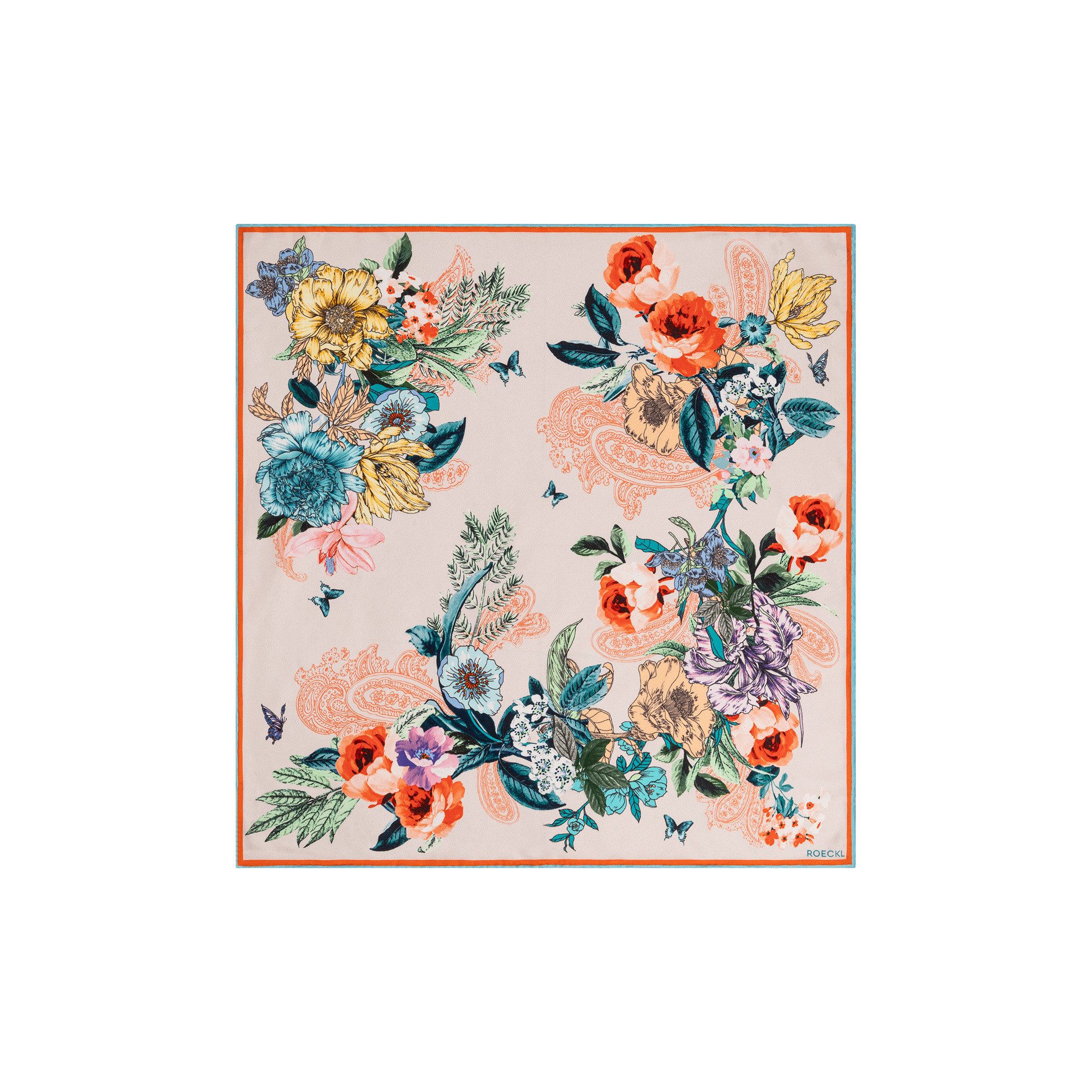 Roeckl Nickituch Paisley & Flowers, Seidentuch mit floralem Muster günstig online kaufen