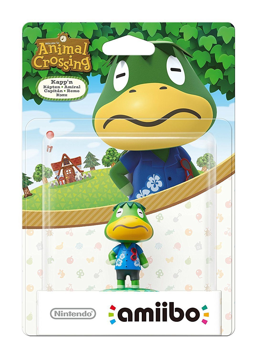 Nintendo Sammelfigur amiibo Käpten (Amiral Captain) Animal Crossing Collection Wii U 3DS (1 St., digitale Inhalte), NFC