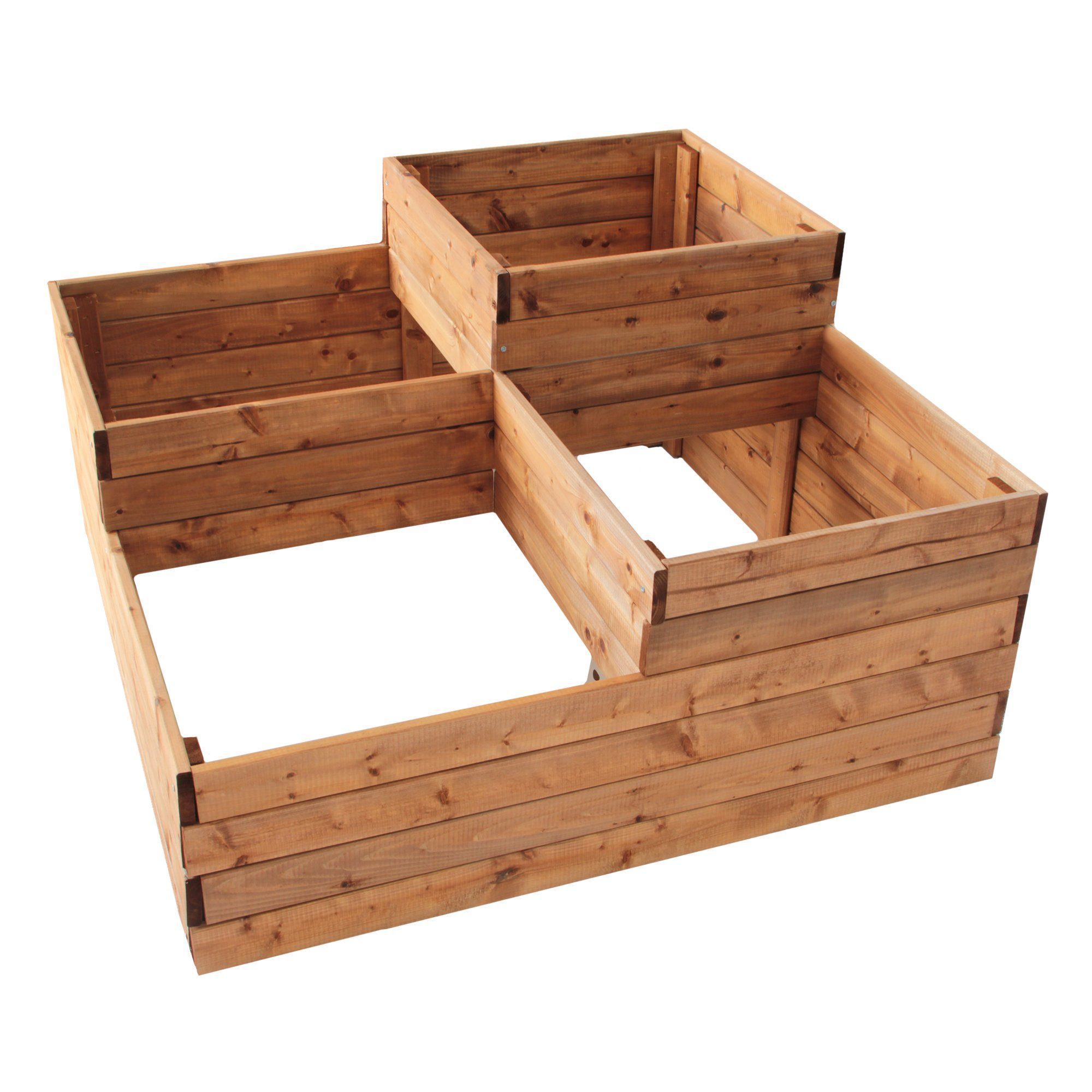 NATIV Pflanzentreppe Pflanzkasten mit 4 Fächern