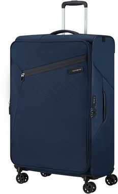 Samsonite Weichgepäck-Trolley Litebeam, midnight blue, 77 cm, 4 Rollen, Reisekoffer Großer Koffer Aufgabegepäck mit Volumenerweiterung