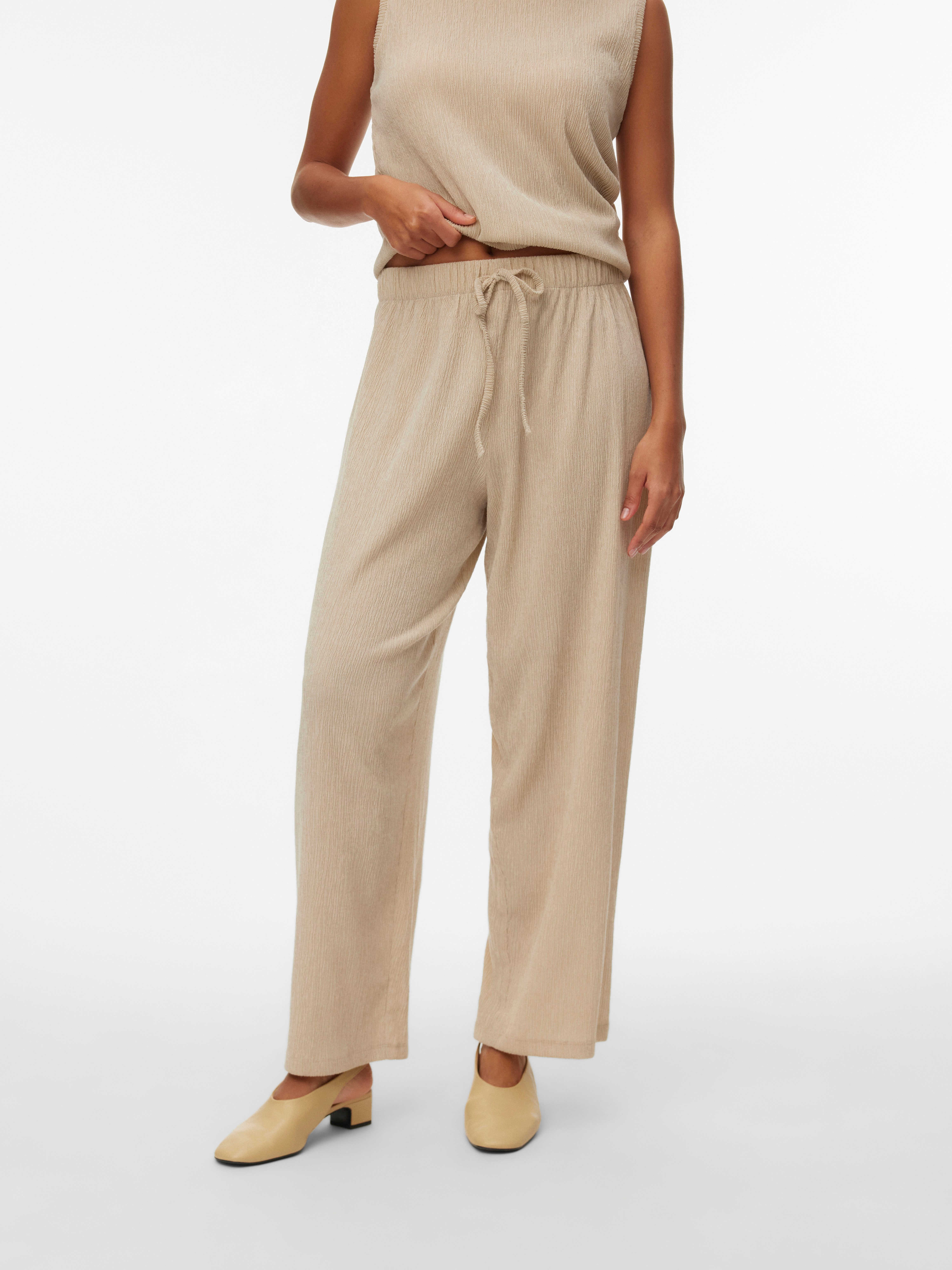 Vero Moda Schlupfhose VMLUNA MW BALLON PANT JRS NOOS Materialmix