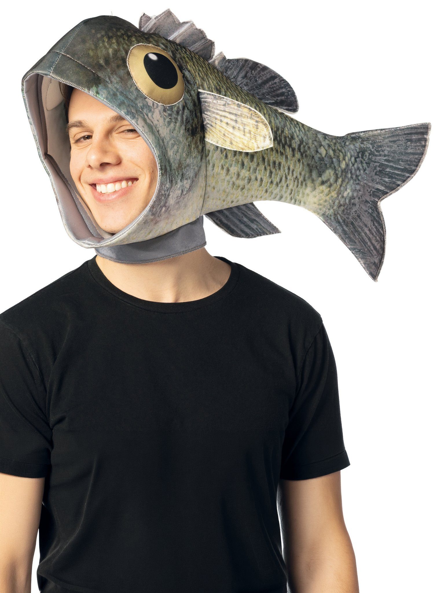 Imposta Costumes Kostüm Seebarsch Mütze, Auf der Suche nach Deinem Schwarm? Witzige Kopfbedeckung für Fasching