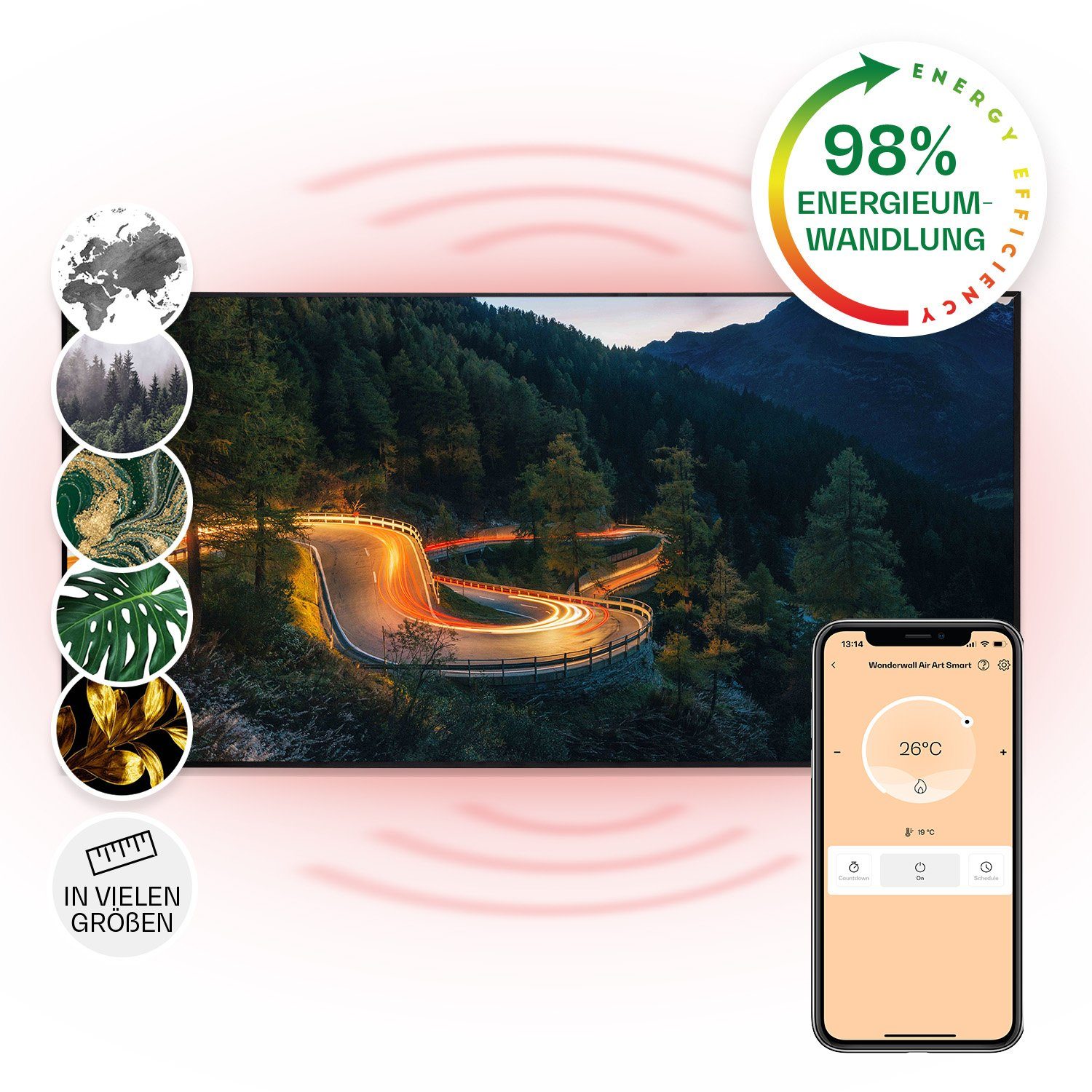Klarstein Heizkörper Wonderwall Air Art Smart günstig online kaufen