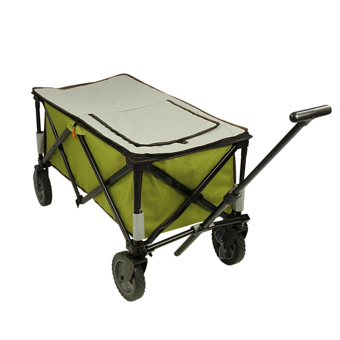 10T Bollerwagen Cooler Trolley XL Bollerwagen Kühltasche Strandwagen  faltbar bis 75 kg