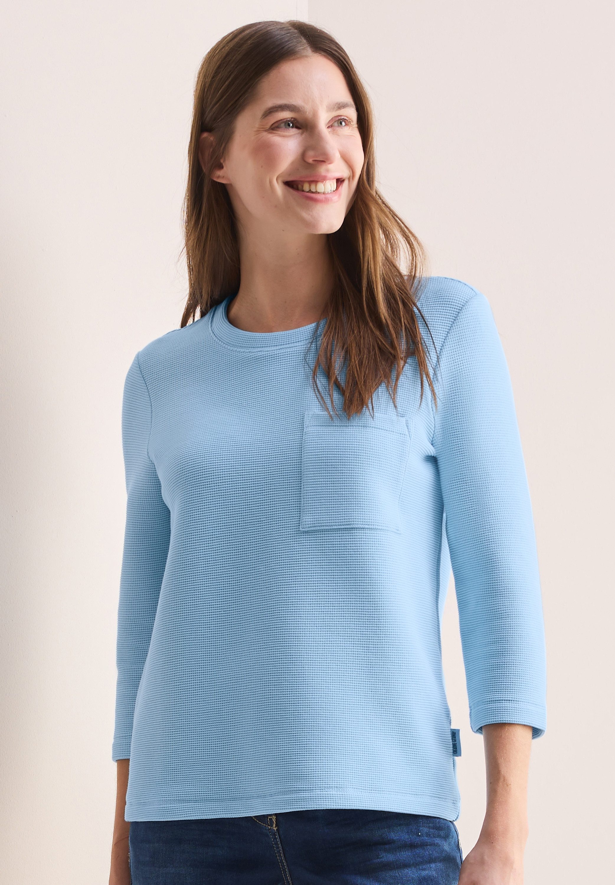 CECIL 3/4-Arm-Shirt mit 3/4 Ärmeln