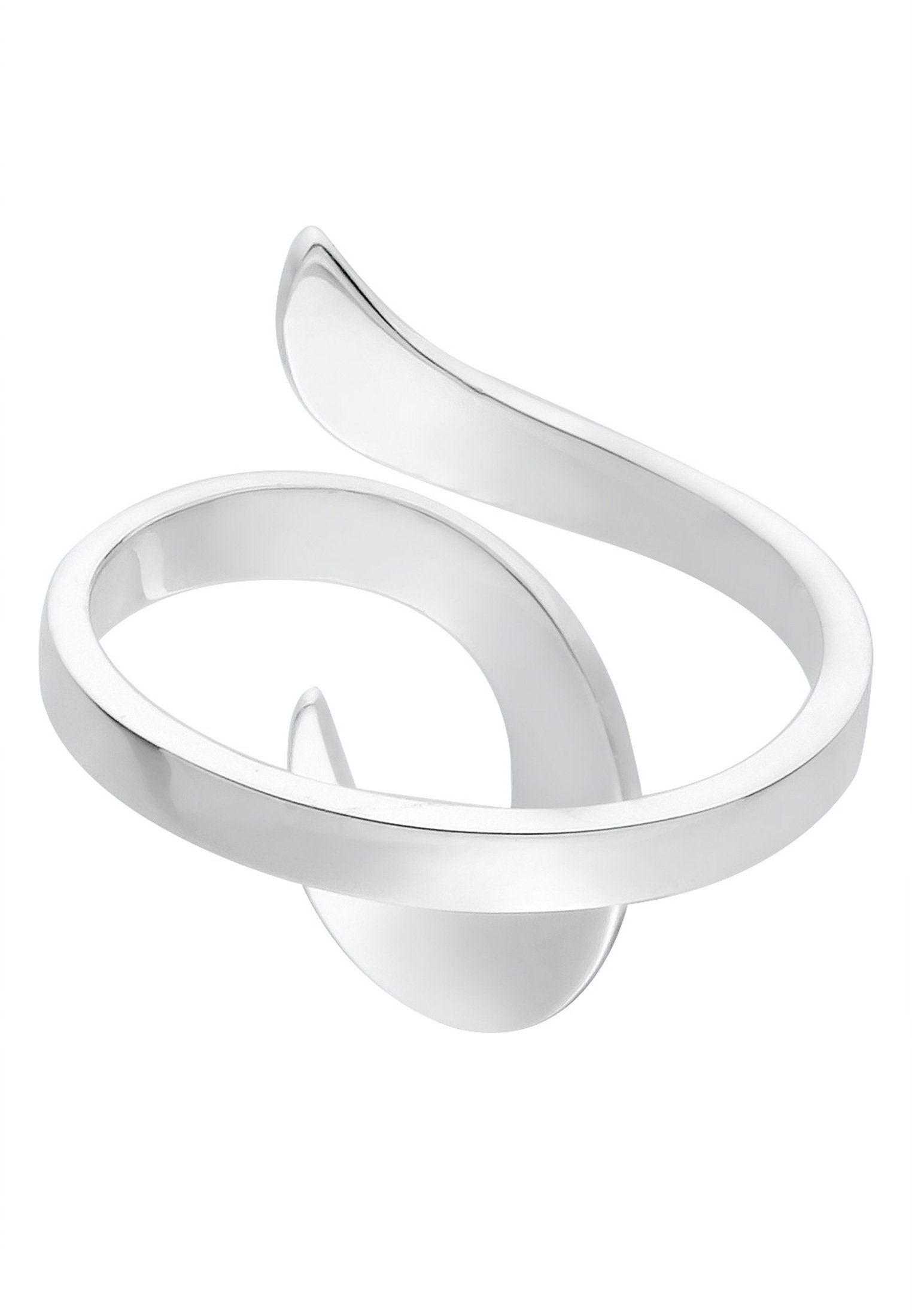 Elli Fingerring Wickelring Verstellbar Ornament 925 Silber