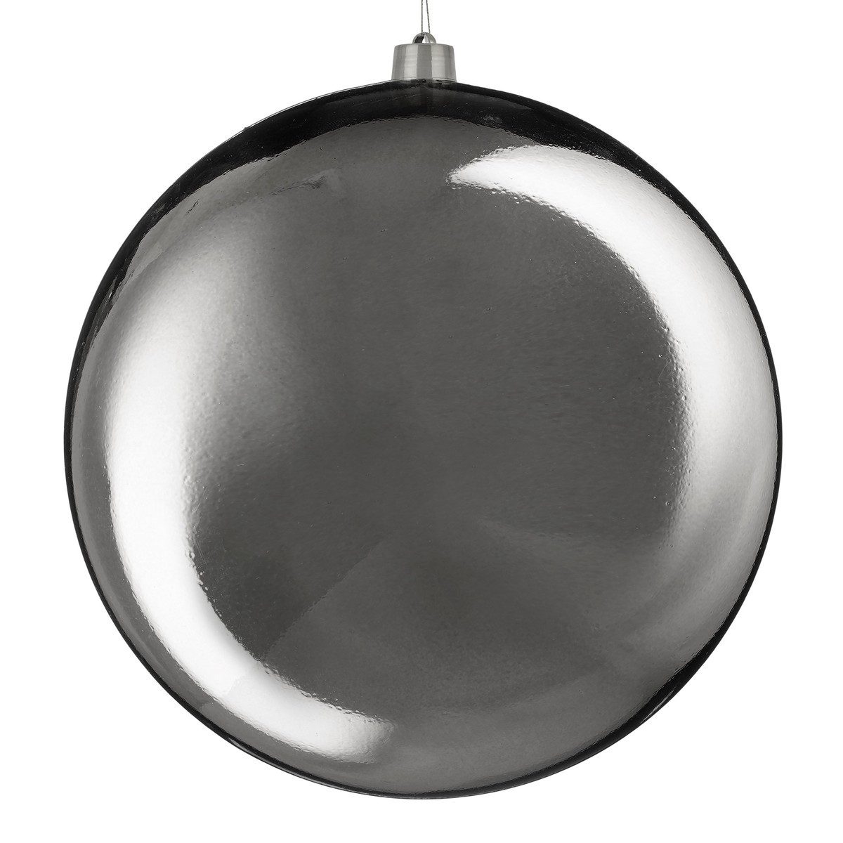 edelman Weihnachtsbaumkugel Weihnachtskugel glänzend silber Ø50cm