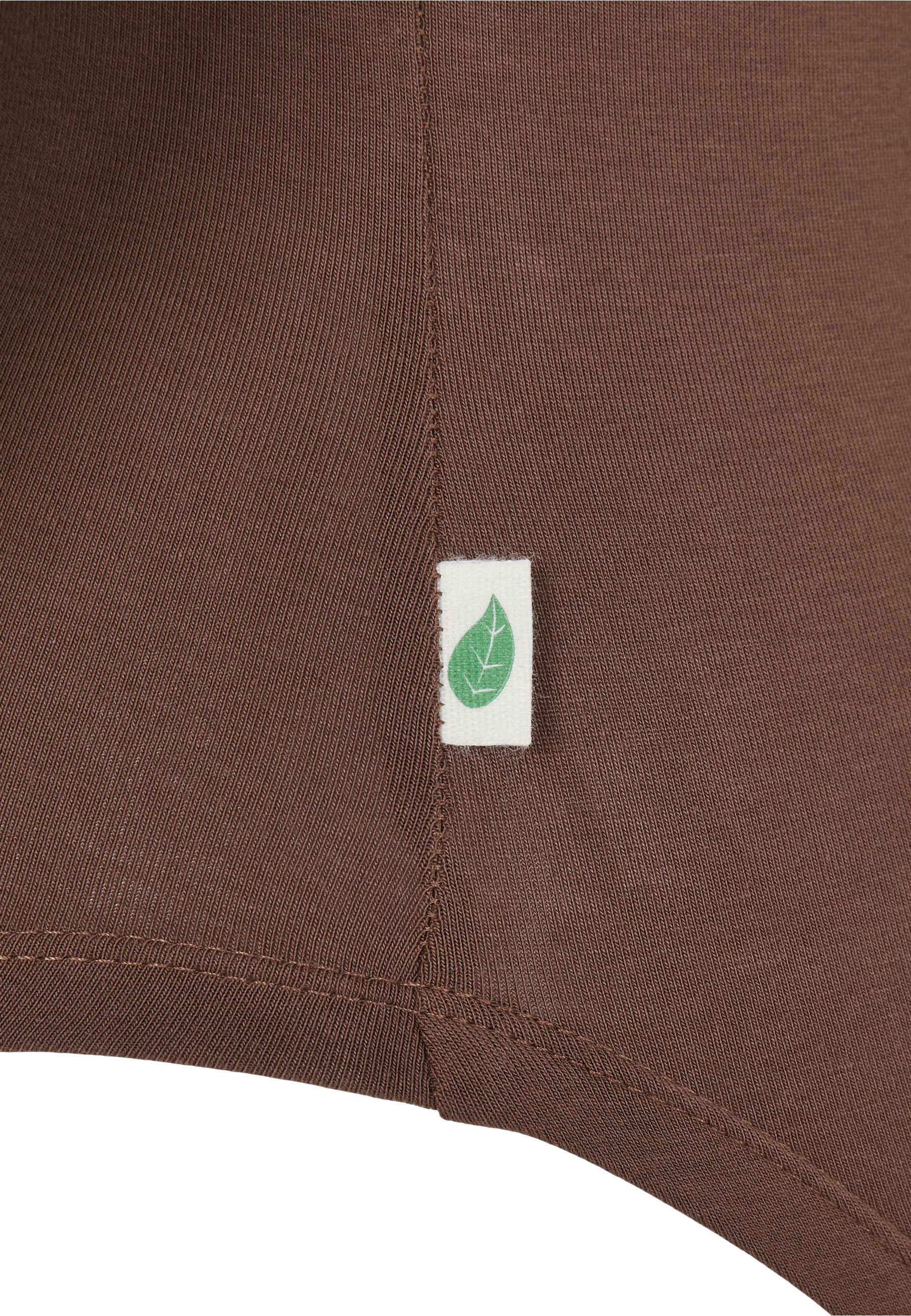URBAN CLASSICS Langarmshirt Urban Classics Damen Ladies Organic Longsleeve Body (1-tlg)