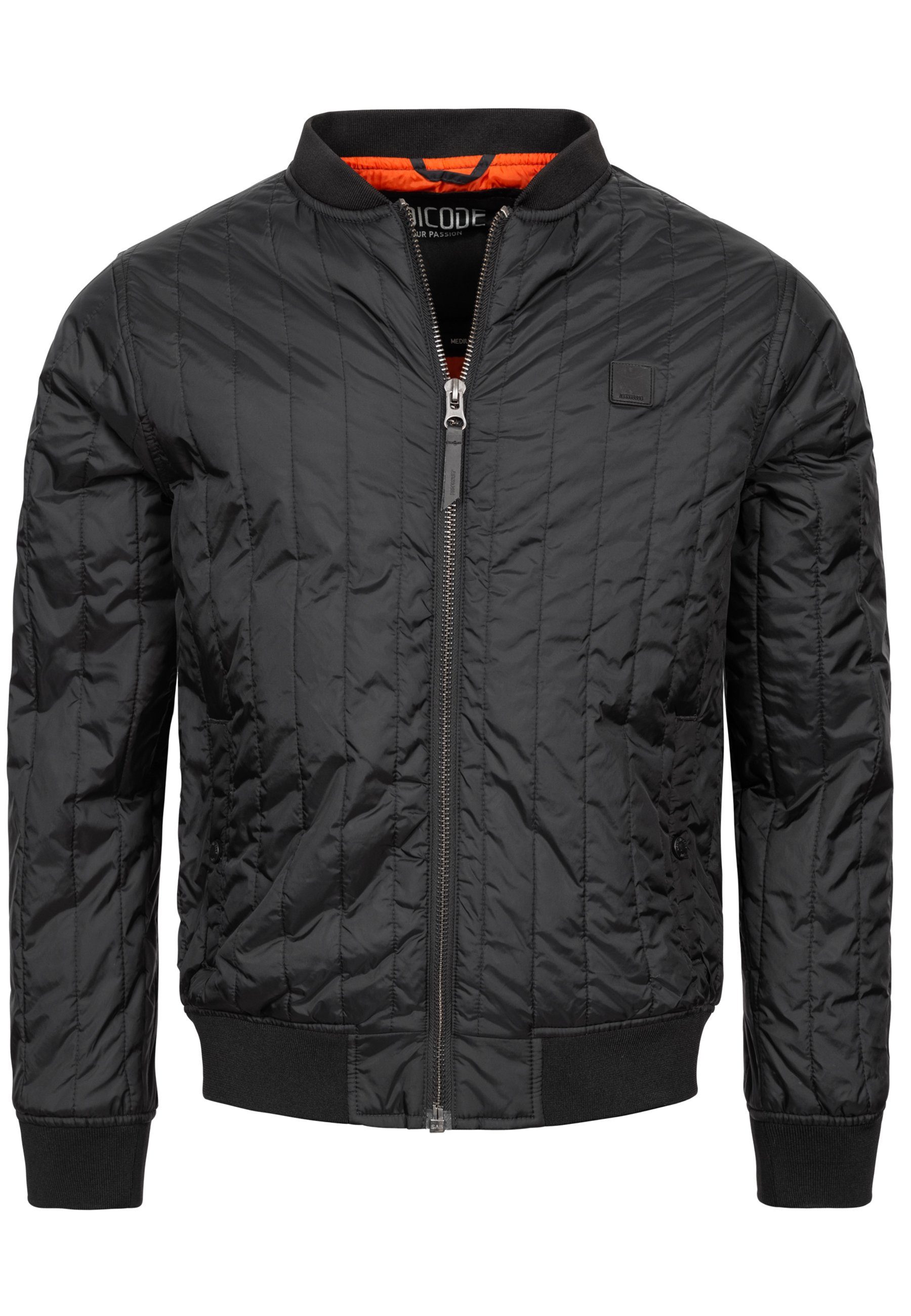 Black Clavell Indicode Bomberjacke