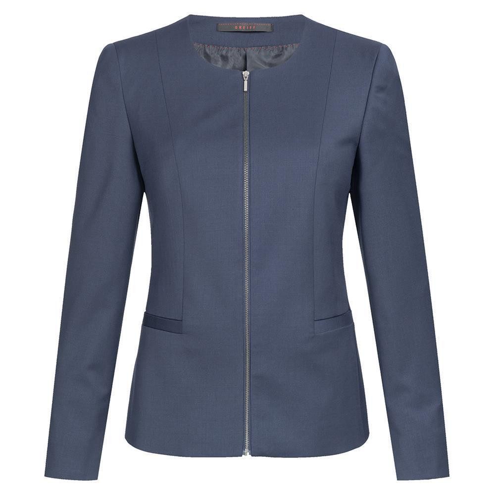 GREIFF Kurzblazer Greiff Modern WITH 37.5® Damen Business-Blazer Dunkelblau