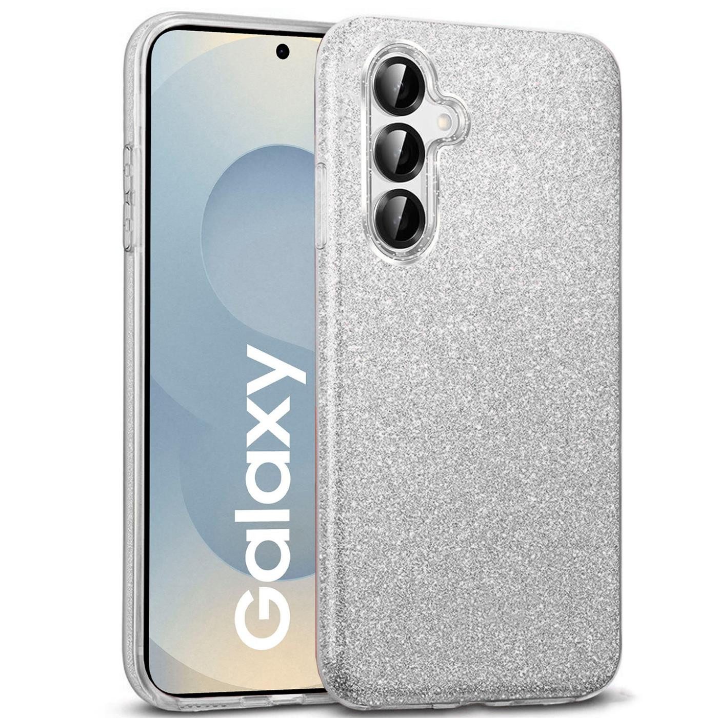 CoolGadget Handyhülle Glitzer Glamour Hülle für Samsung Galaxy S25 Plus 6,7 Zoll, Slim Case mit Glossy Effect Schutzhülle für Samsung S25+ 5G Hülle