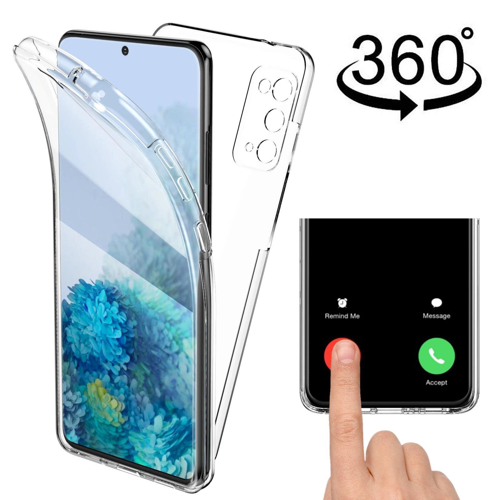 Numerva Handyhülle Anti Scratch Handyhülle für Samsung Galaxy S21, 360 Grad Schutz Hülle Display Kamera Schutz Cover Case