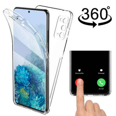 Numerva Handyhülle Anti Scratch Handyhülle für Samsung Galaxy S22 Ultra, 360 Grad Schutz Hülle Display Kamera Schutz Cover Case