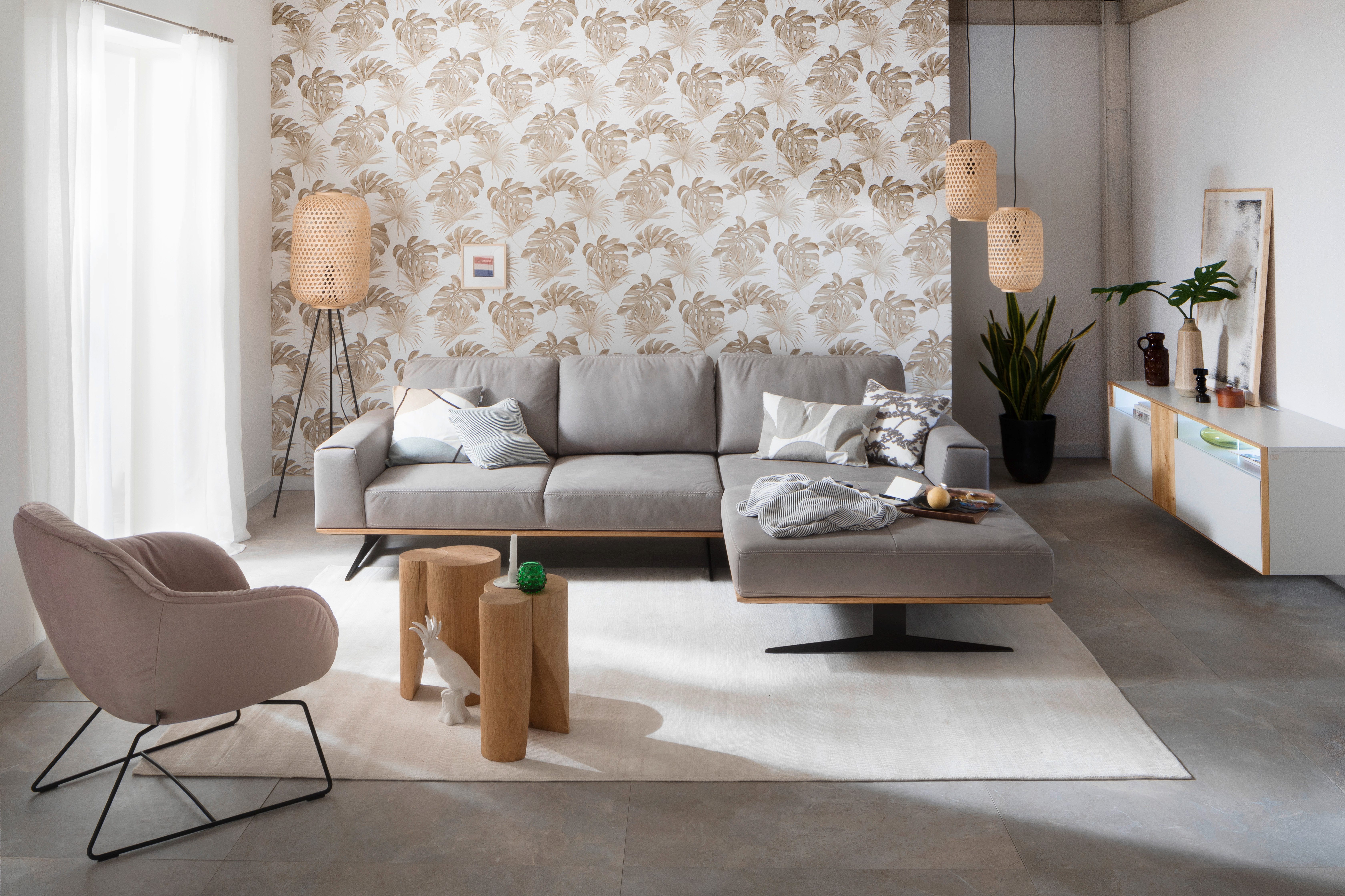 SCHÖNER WOHNEN-Kollektion Teppich Alessa, rechteckig, Höhe: 5 mm, Viskose, Wohnzimmer