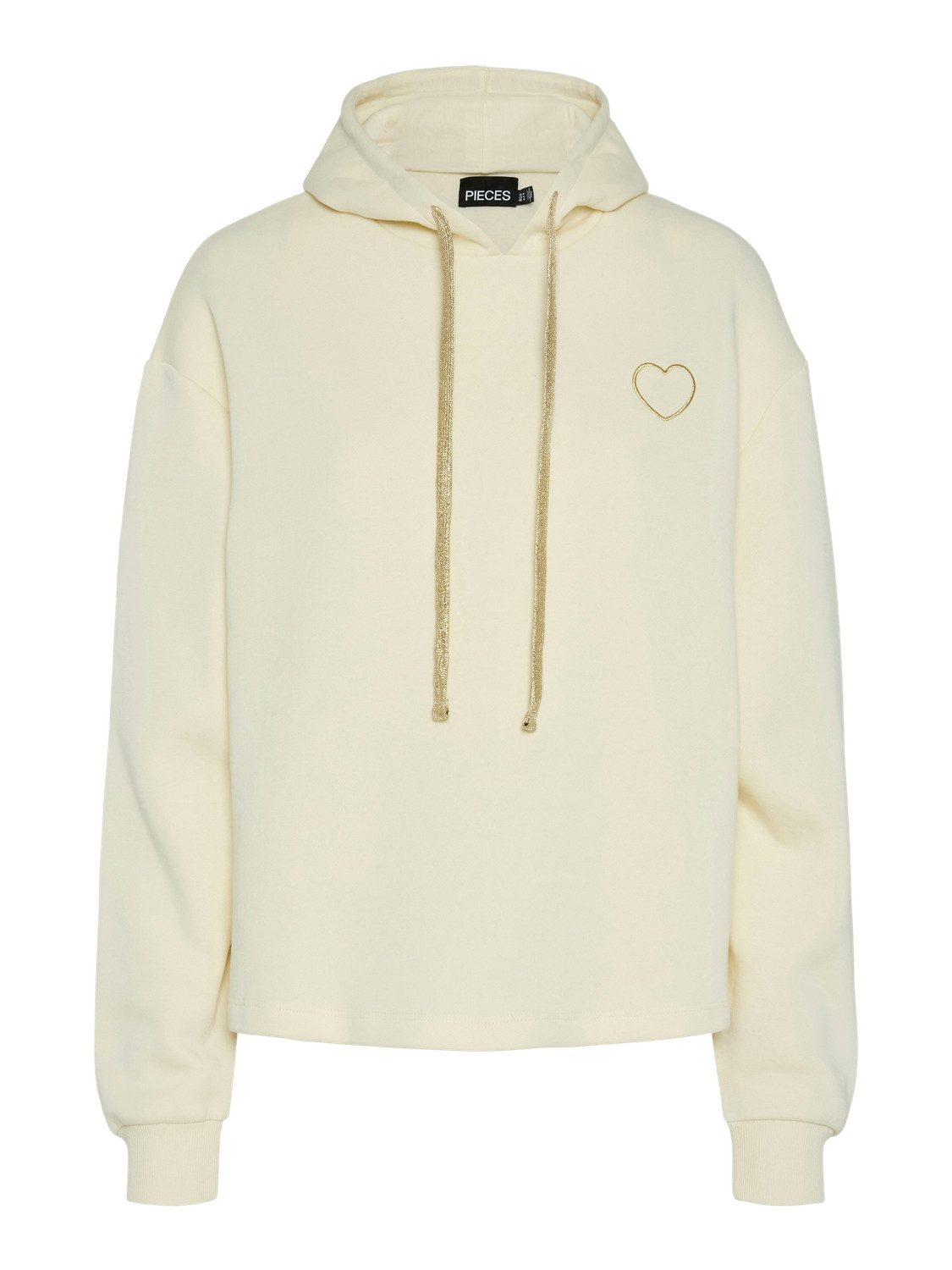 pieces Kapuzensweatshirt PCCHILLI LS HEART HOODIE NOOS BC