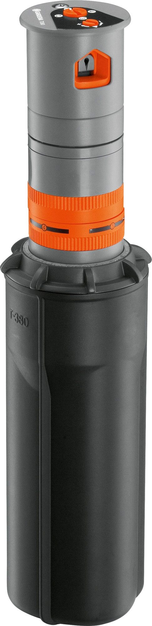 GARDENA Bewässerungssystem GARDENA Turbinen-Versenkregner T 380: Rasenbewässerung bis 380m²