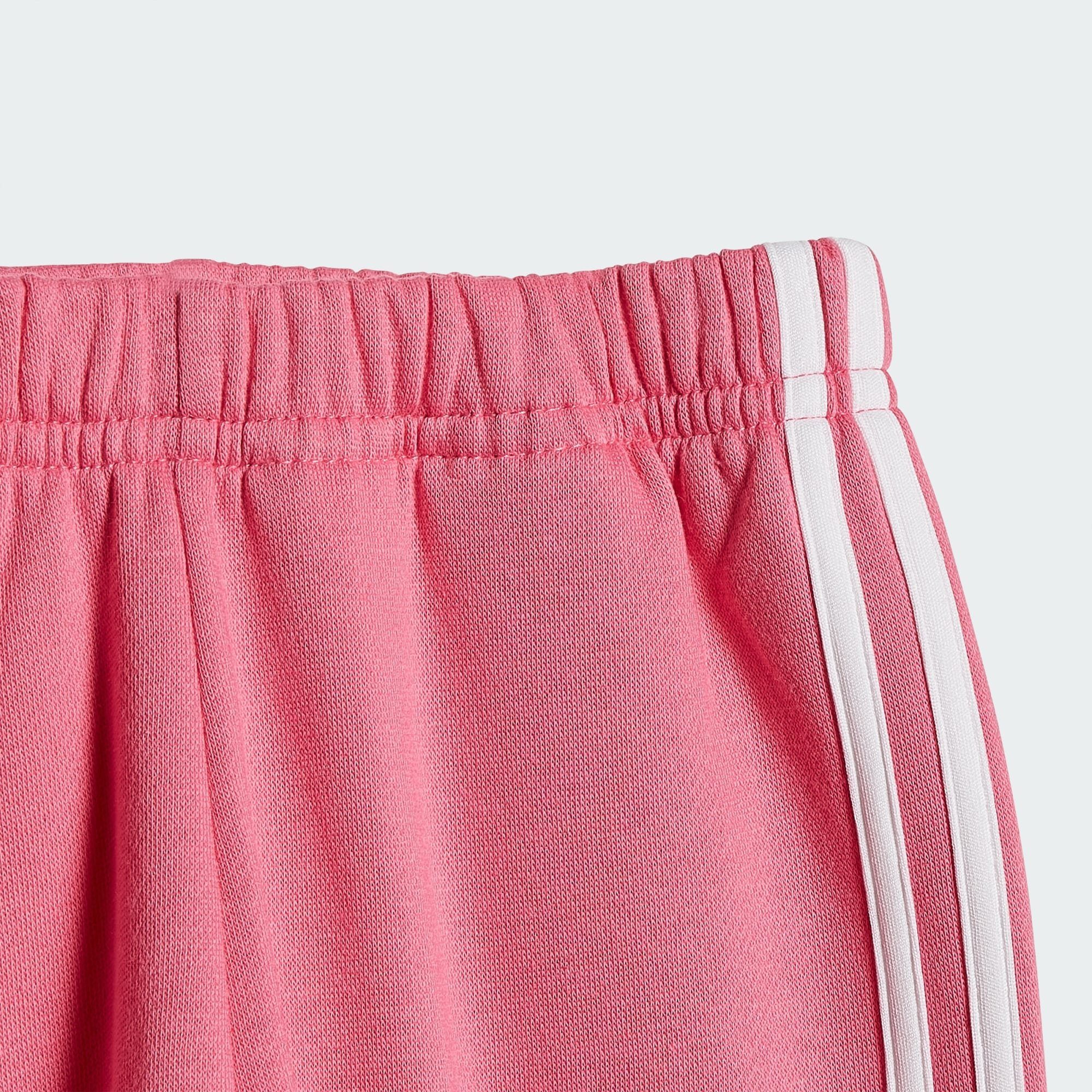 adidas Sportswear Pink / Bliss Trainingsanzug White JOGGINGANZUG OF BADGE SPORT