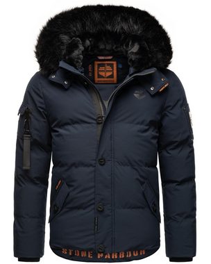 Stone Harbour Winterjacke Halvaar stylischer Winterparka mit abnehmbarer Kapuze