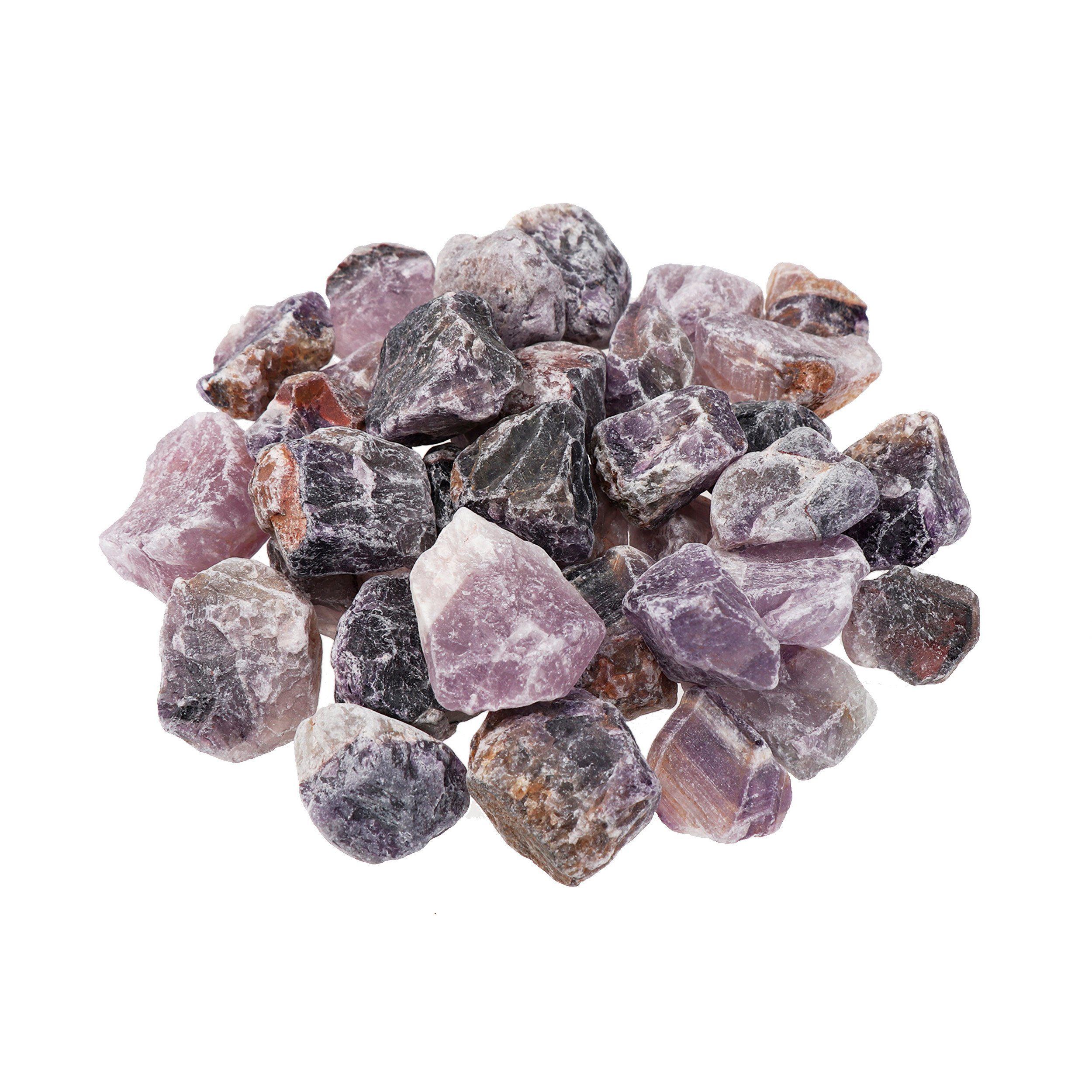 Wassersteine Wassersteine Mineralst, Edelsteine NKlaus 100g Energievolle Amethyst Rohsteine Mineralstein