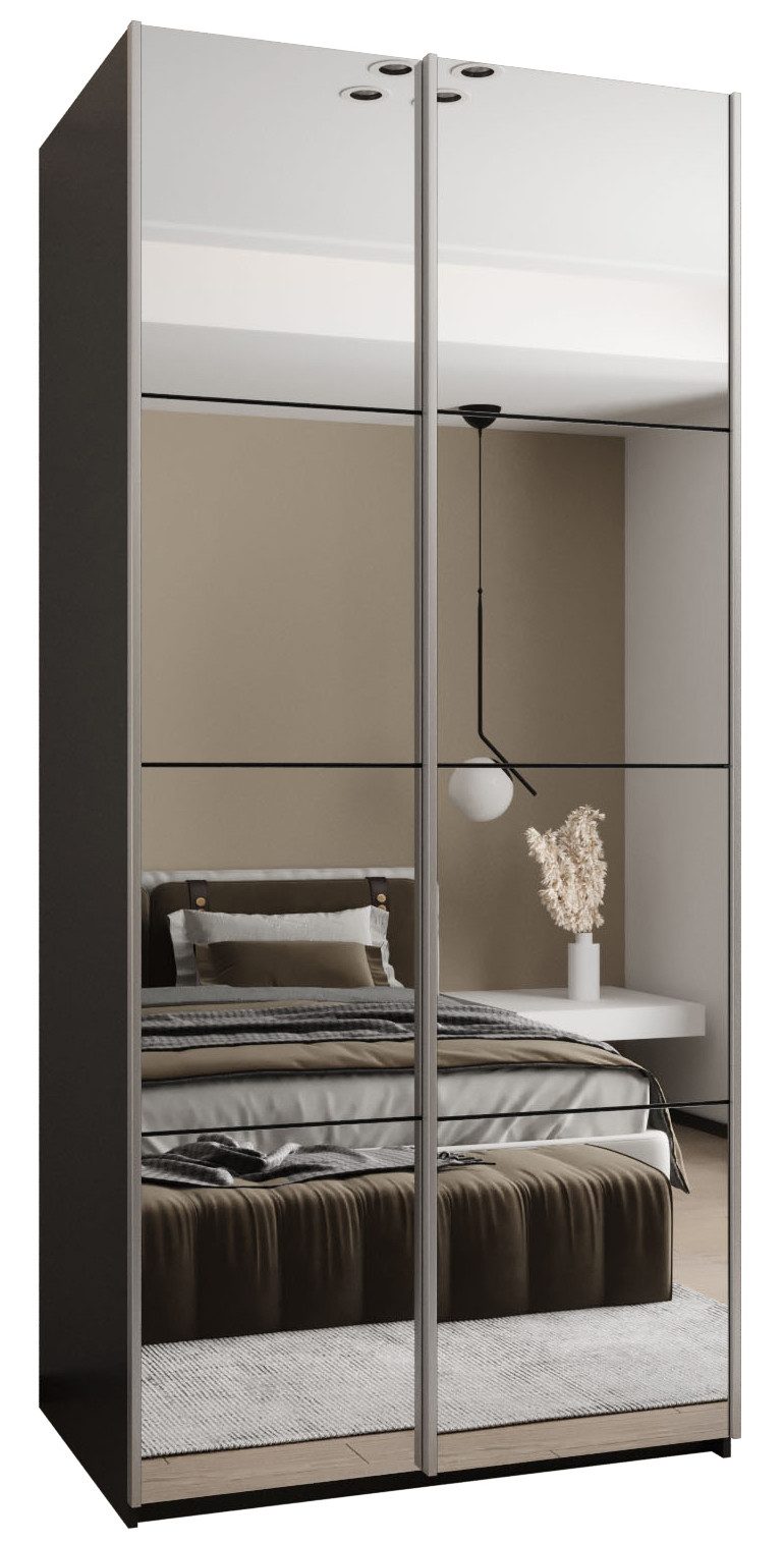 ABIKS MÖBEL Schwebetürenschrank LUX 2 hoher günstig online kaufen
