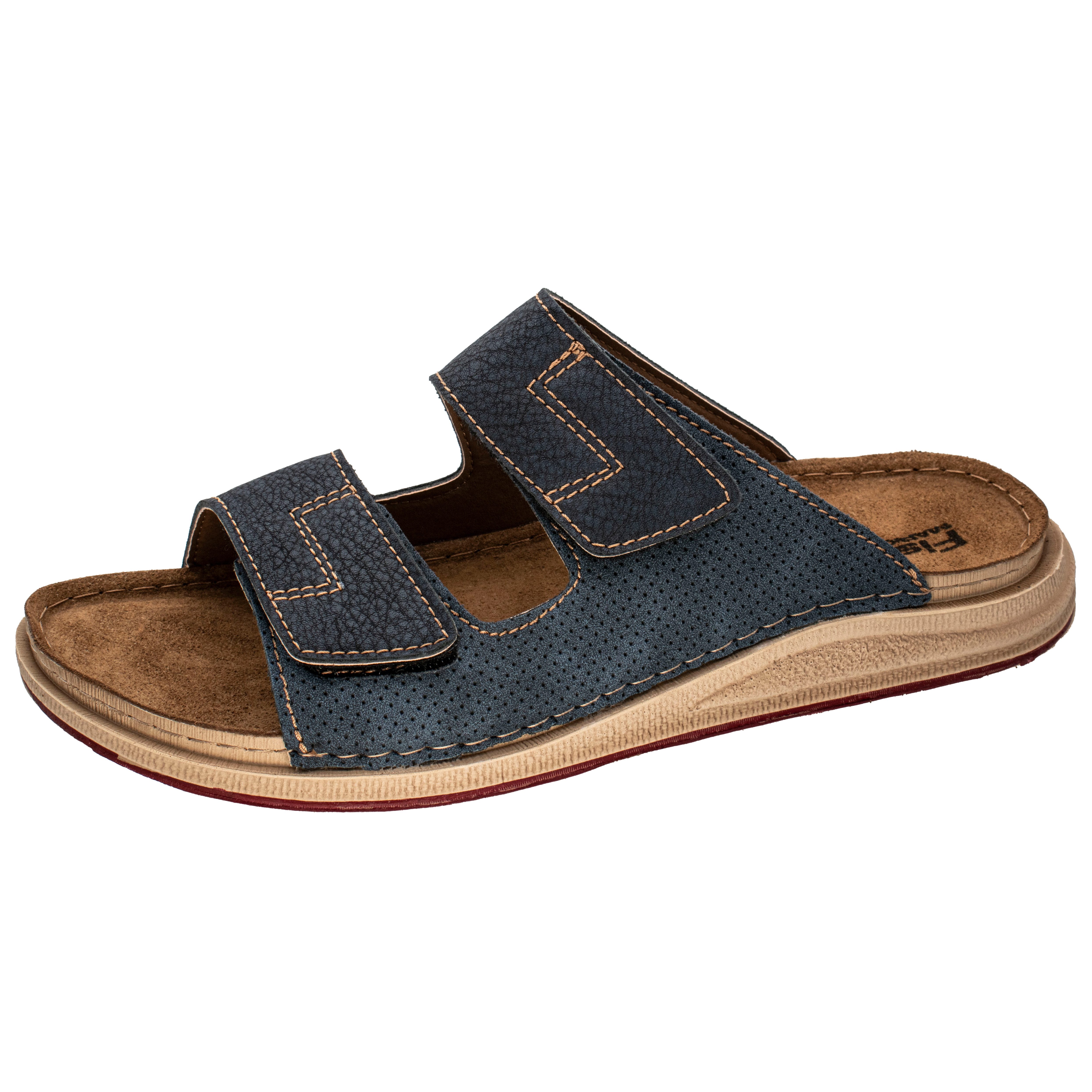 Fischer-Markenschuh Franz Pantolette aus Nappalino, mit Synthetik-Futter, m günstig online kaufen