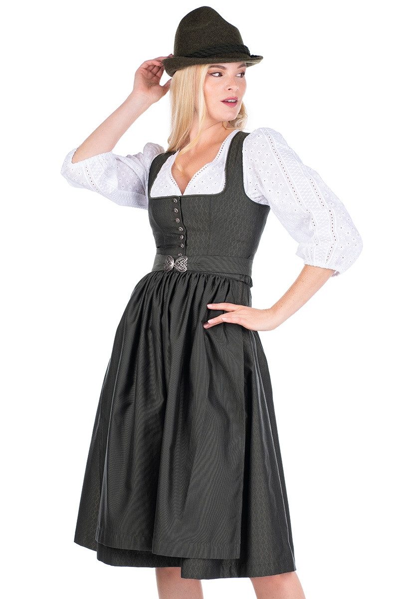 MarJo Dirndl Midi Dirndl 2tlg. - KITZINGEN - waldgrün günstig online kaufen