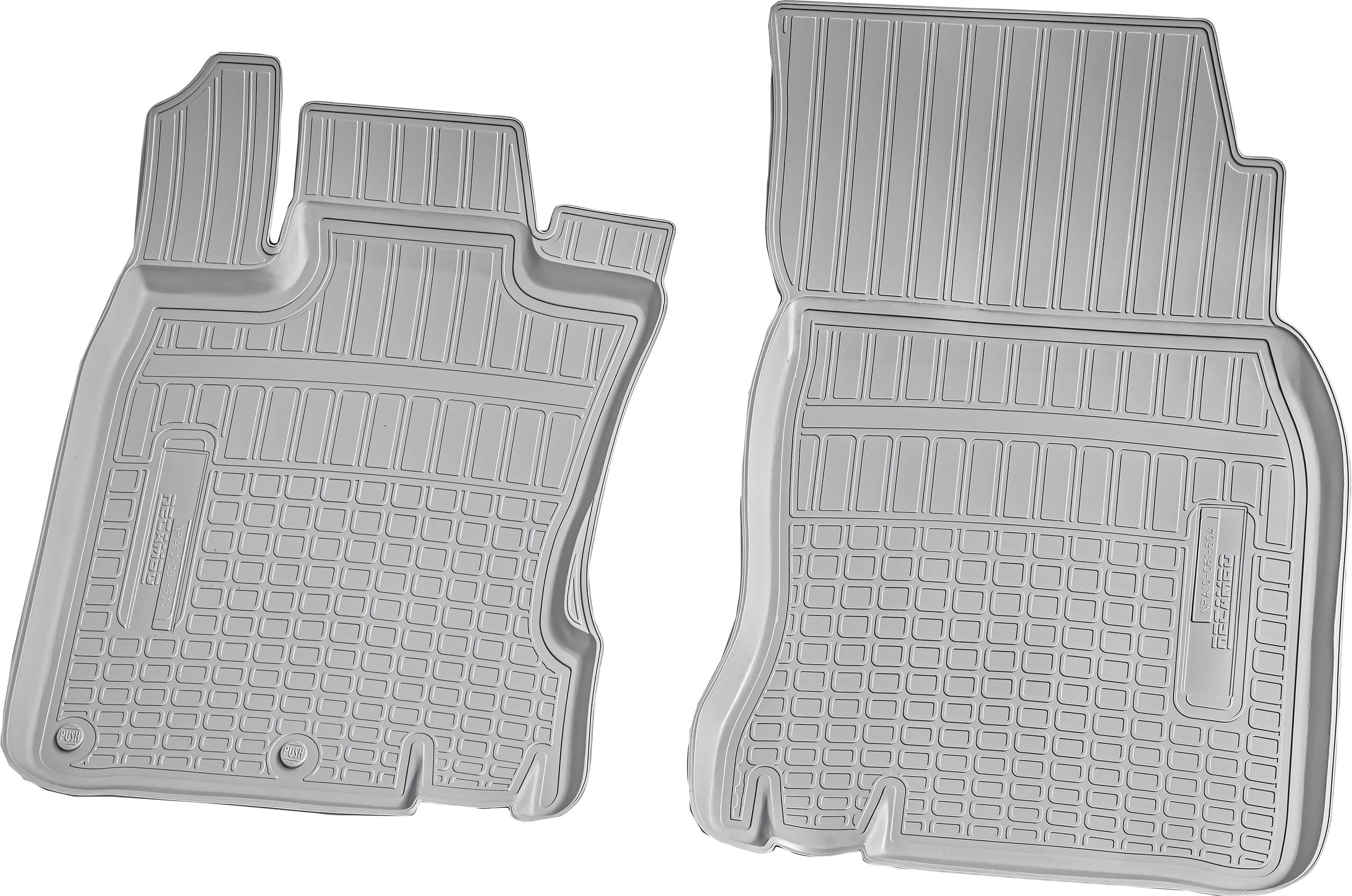 RECAMBO Passform-Fußmatten CustomComforts (2 St), für Nissan Qashqai, J11 ab  2014 vorne, perfekte Passform, Hohe Gummiqualität (TPE Material) – längere  Lebensdauer der Automatten