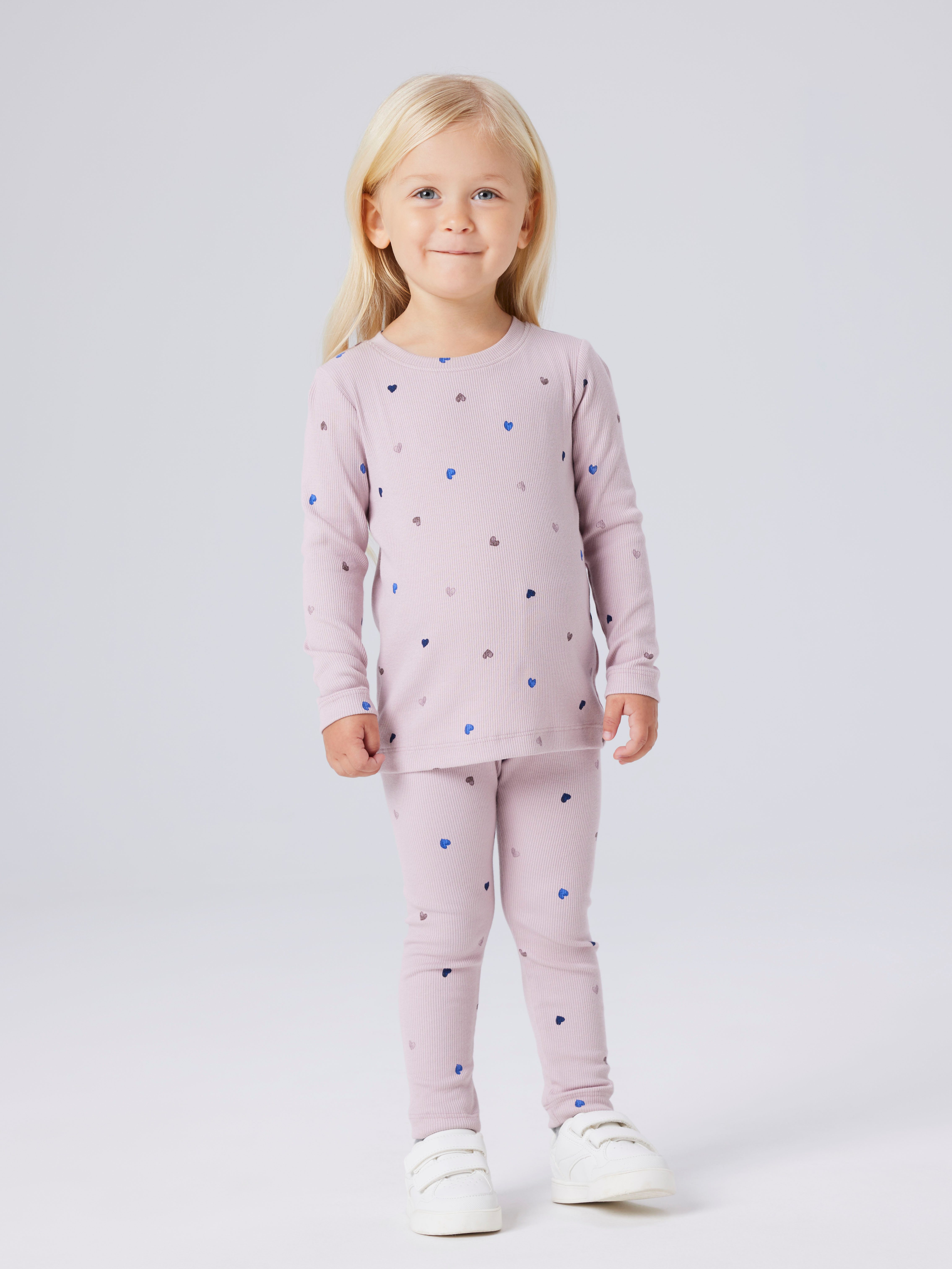 Name It Leggings NMFNUTTI LEGGING NOOS aus Baumwollmischung, elastische Passform, pflegeleicht