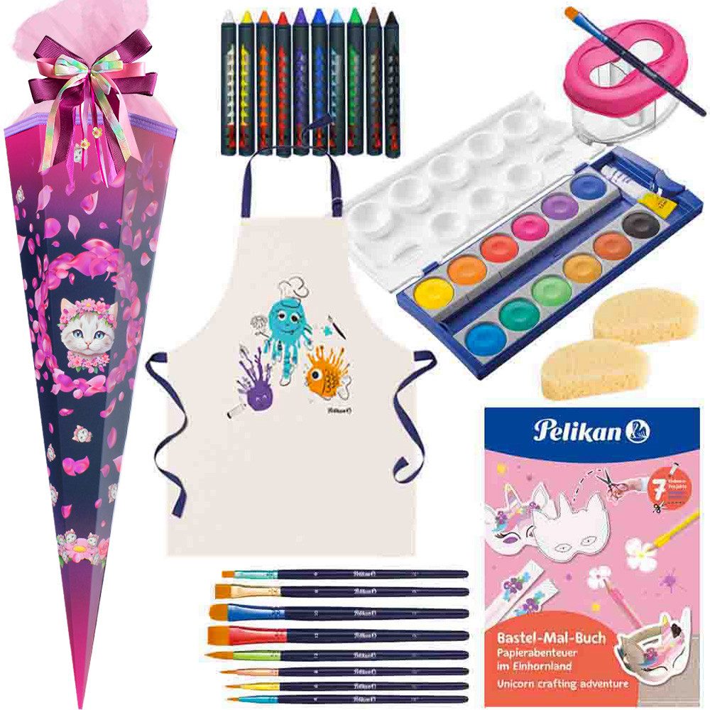 Herlitz Schultüte 85 cm gefüllt 2026 Mädchen Blossom Dance Kitty