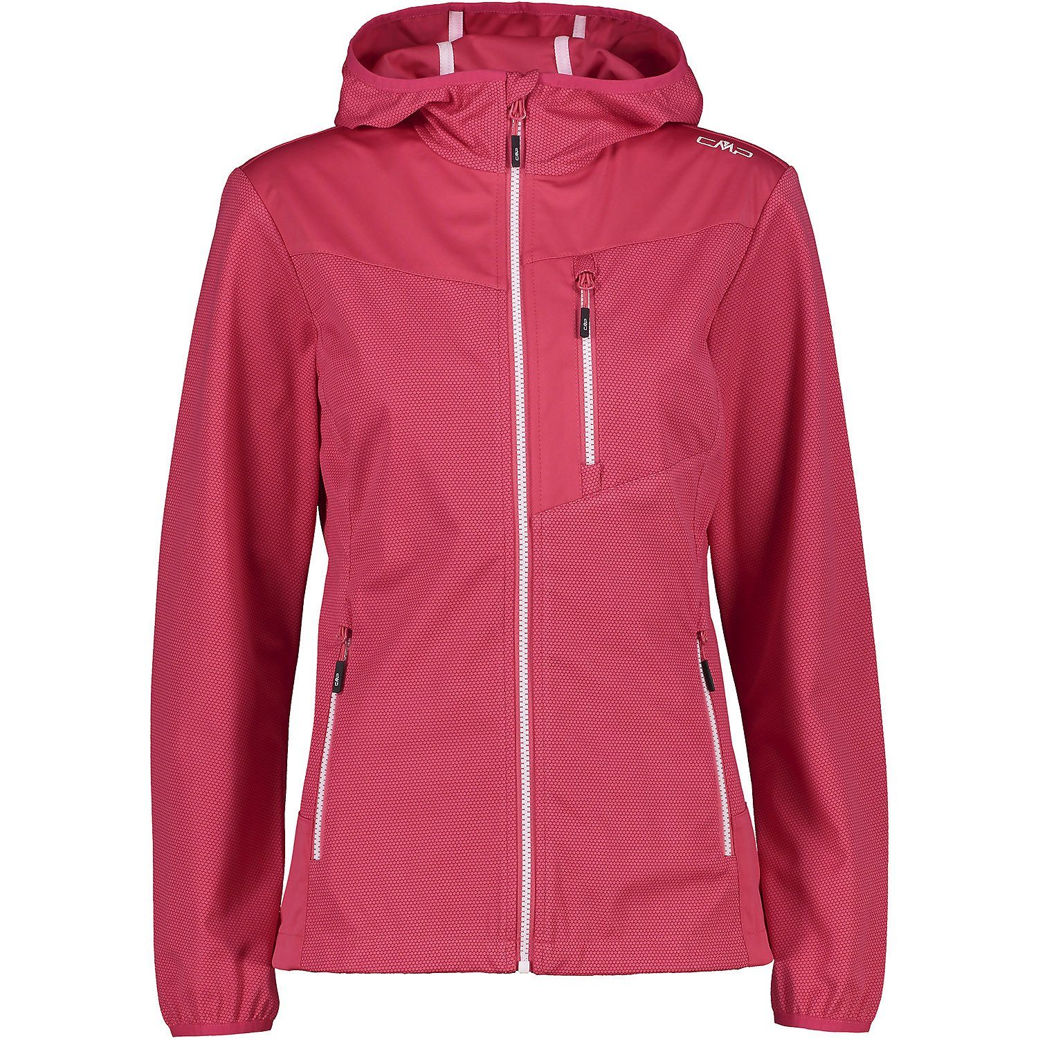 CAMPAGNOLO Softshelljacke Softshelljacke mit Kapuze Rot