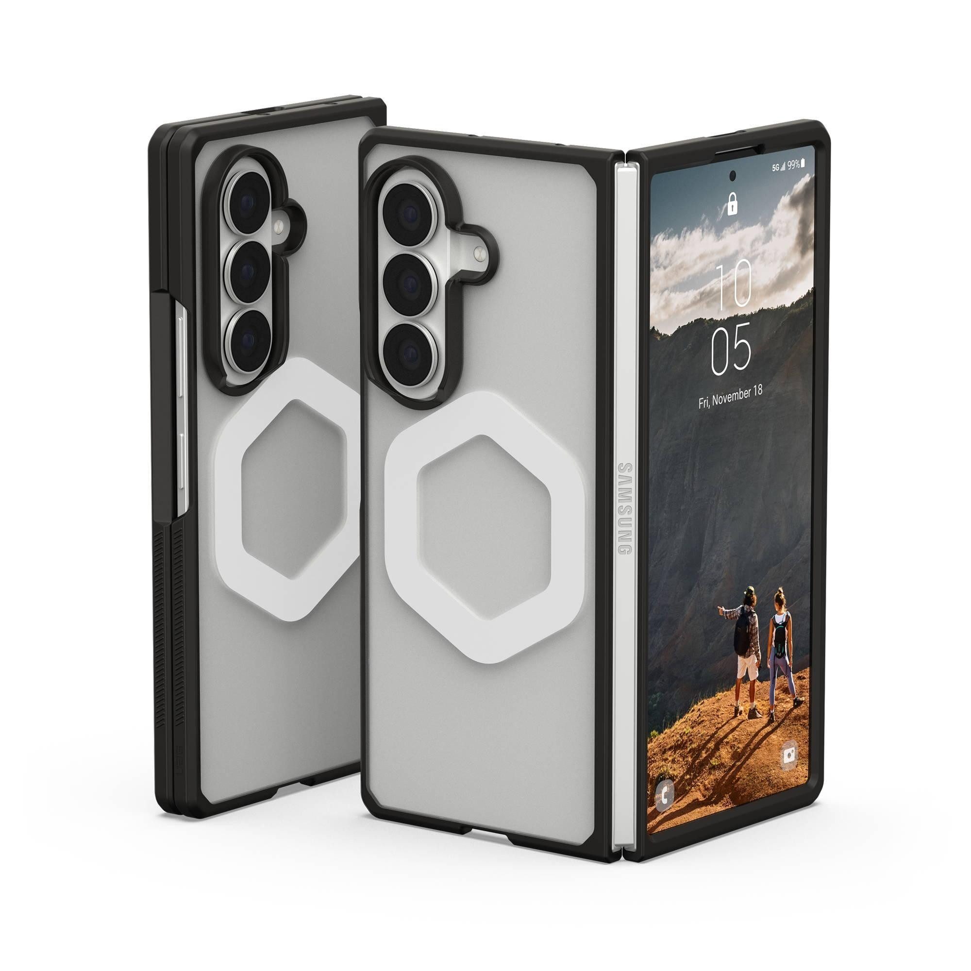 Urban Armor Gear Smartphone-Hülle Mouve - Samsung Galaxy Z Fold 8 Ultra Hülle, (Sturz- und stoßfest nach US-Militärstandard)