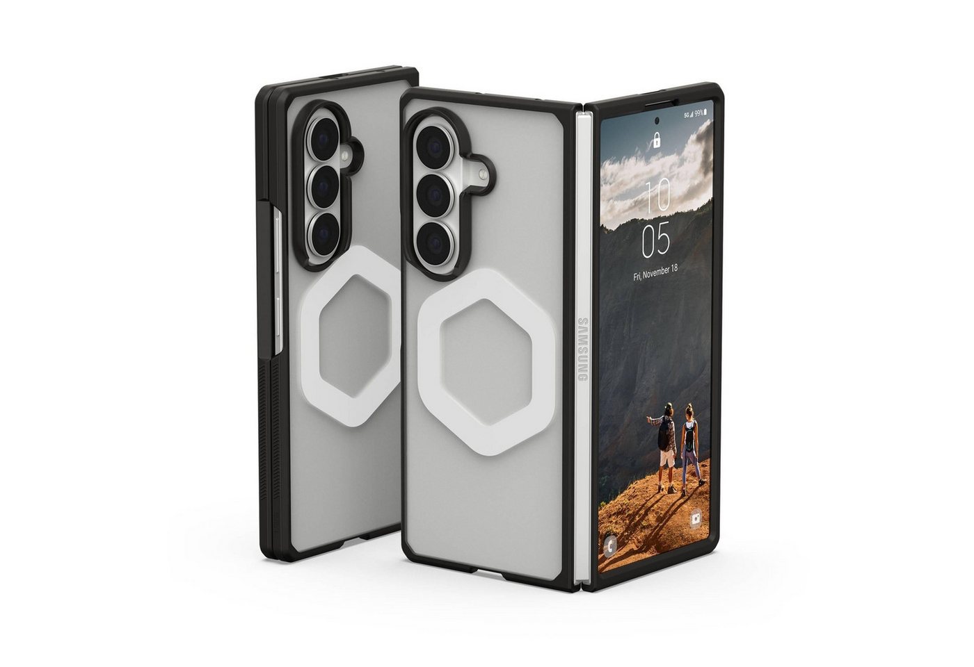 Urban Armor Gear Smartphone-Hülle Mouve - Samsung Galaxy Z Fold 8 Ultra Hülle, (Sturz- und stoßfest nach US-Militärstandard)