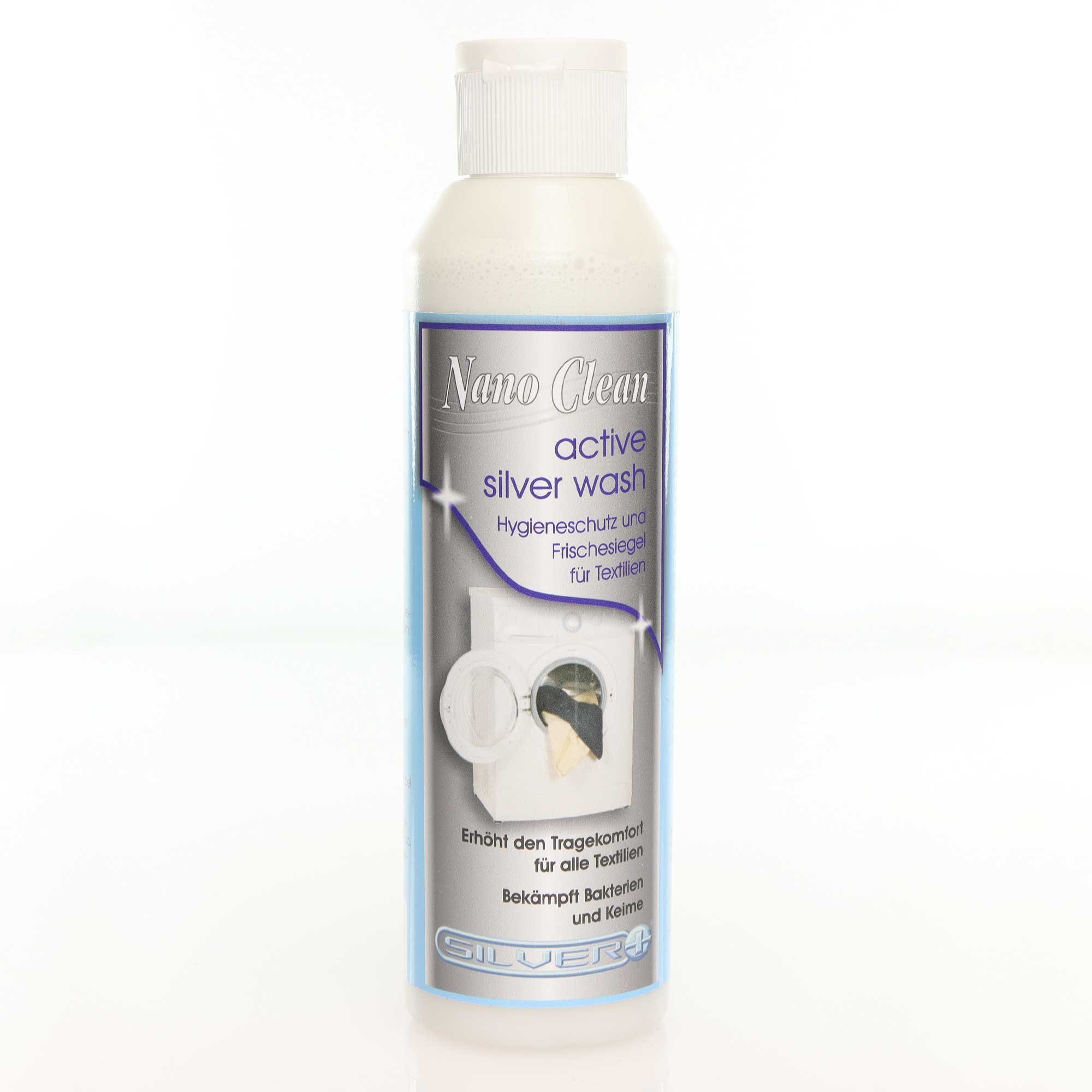 Waschzusatz - Nano Clean Silver wash Hygienemittel (1-St. Bekämpft Bakterien, Keime und Gerüche)