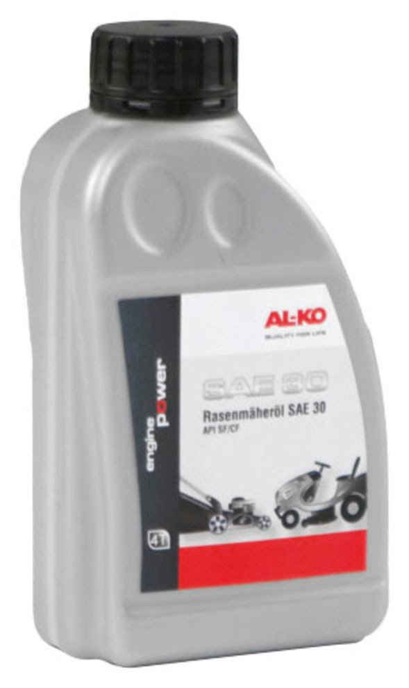 AL-KO Universalöl 4-Takt Rasenmäheröl SAE 30, für Rasenmäher und Gartengeräte mit 4-Takt-Motor, 0,6 l