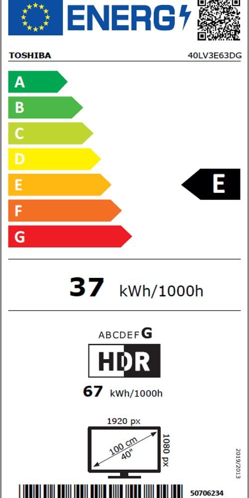 Toshiba 40LV3E63DG LCD-LED Fernseher  ! RABATT: 10.01%