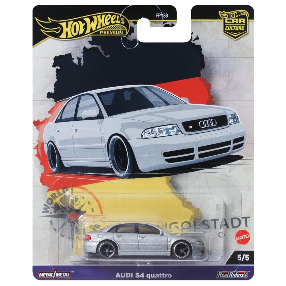Hot Wheels Spielzeug-Rennwagen Audi S4 Quattro HRV81 Hot Wheels Car Culture günstig online kaufen