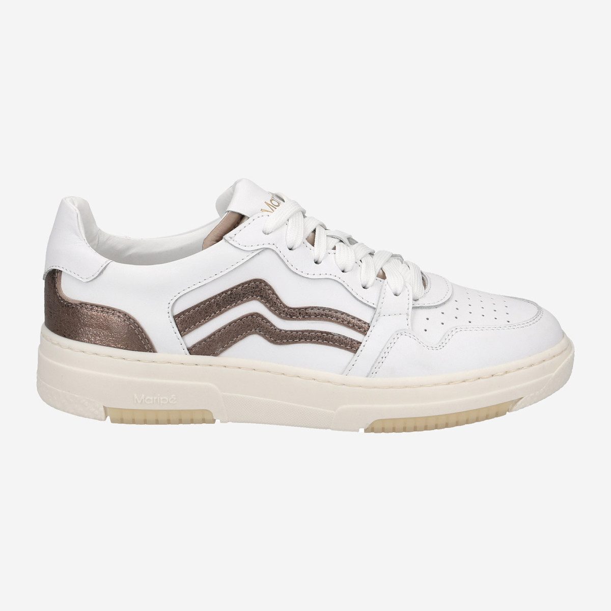 Maripé ALBA BRONZE, Sneaker in Weiß für Damen Sneaker