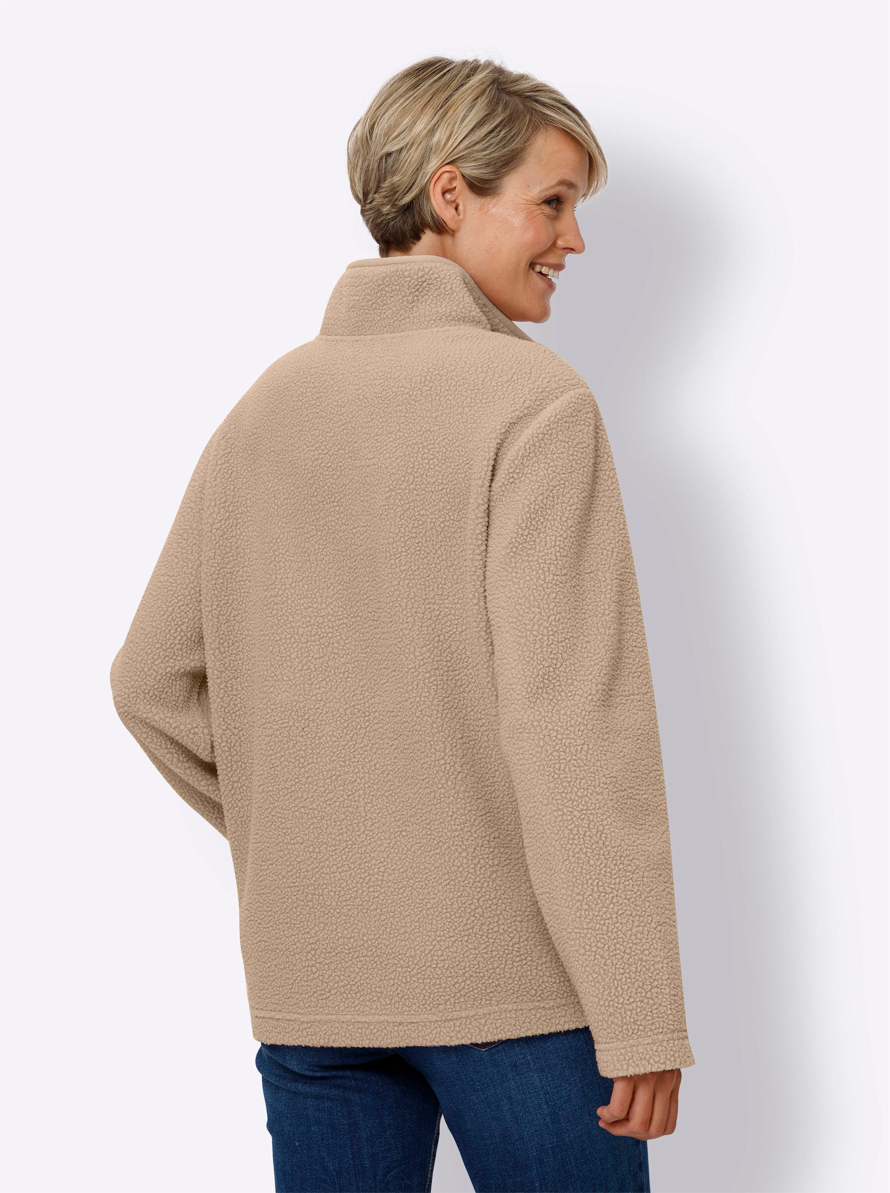 Sieh an! Fleecejacke Fleece-Shirt Langarm günstig online kaufen