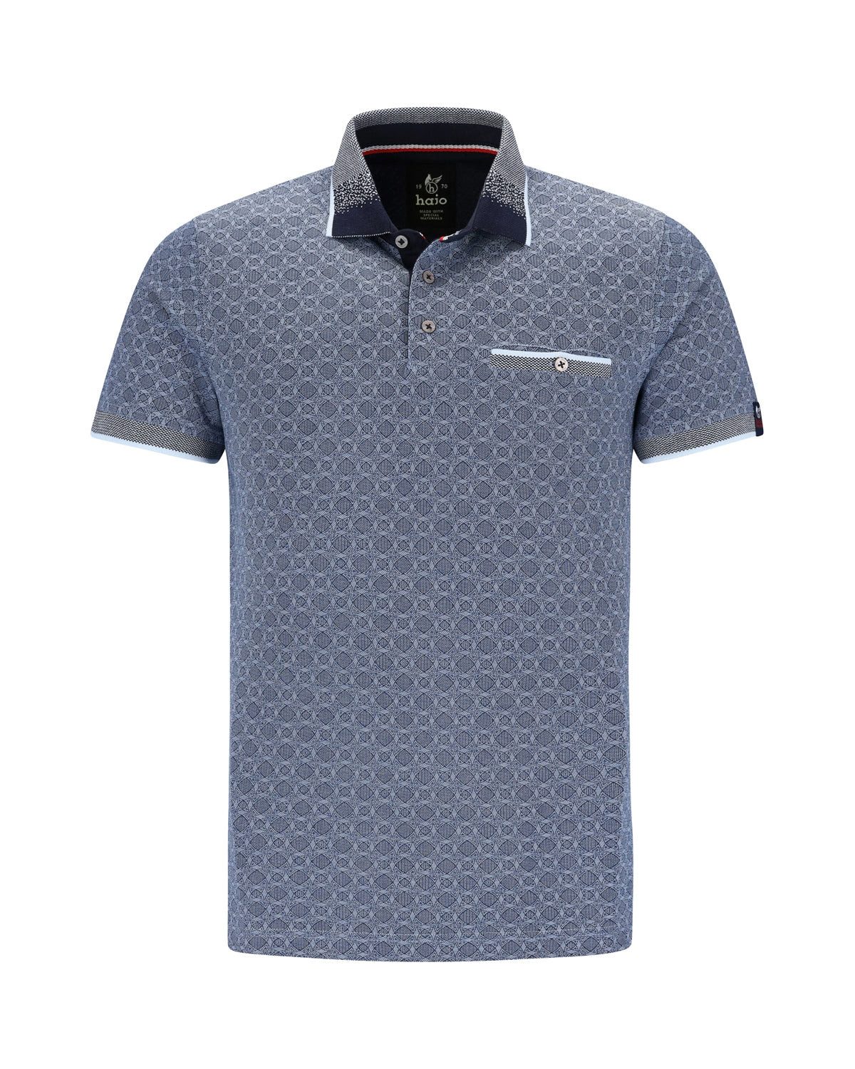 Hajo Poloshirt Poloshirt allover bedruckt in günstig online kaufen