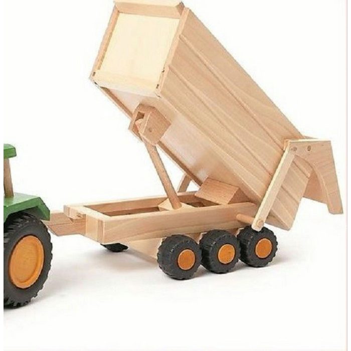 ERST-HOLZ Spielzeug-Auto uniwood Anhänger für Traktor nachhaltiges Holzspielzeug 928 1210